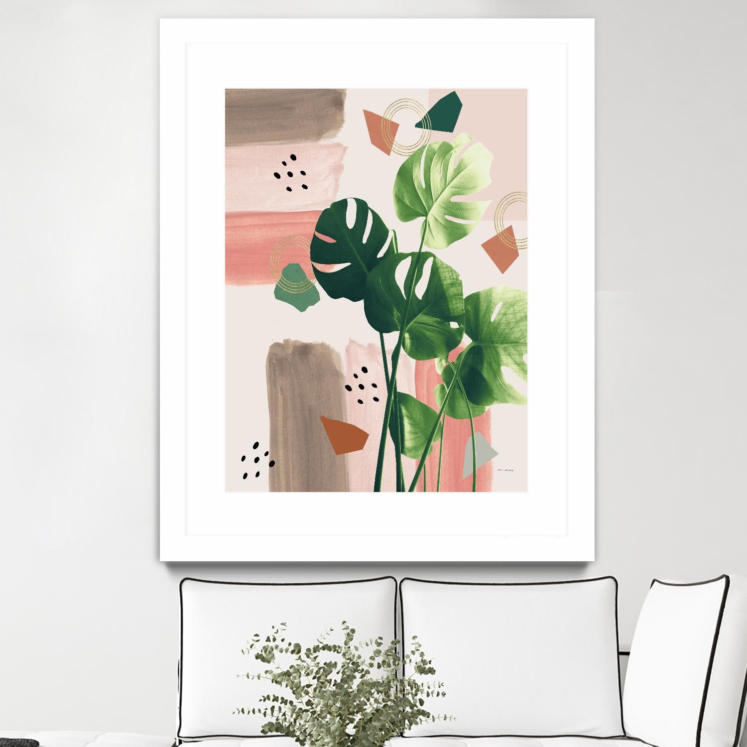 Monstera Summer Glam #1 #tropical #decor #art by Anita's & Bella's Art on GIANT ART