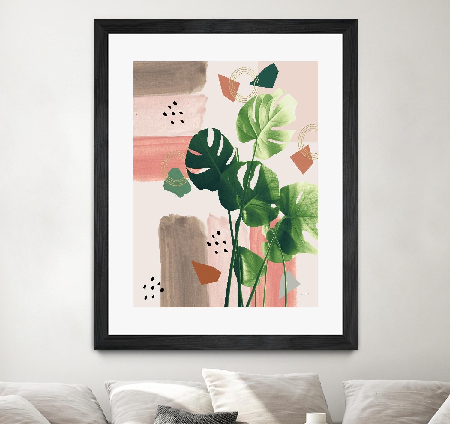 Monstera Summer Glam #1 #tropical #decor #art by Anita's & Bella's Art on GIANT ART