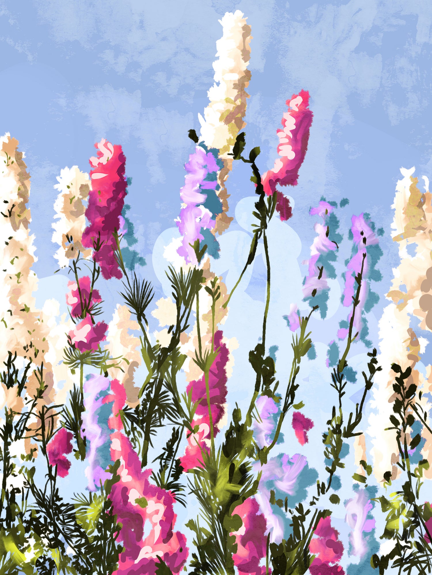 Positive mindset is everything by 83 oranges on GIANT ART - pink digital