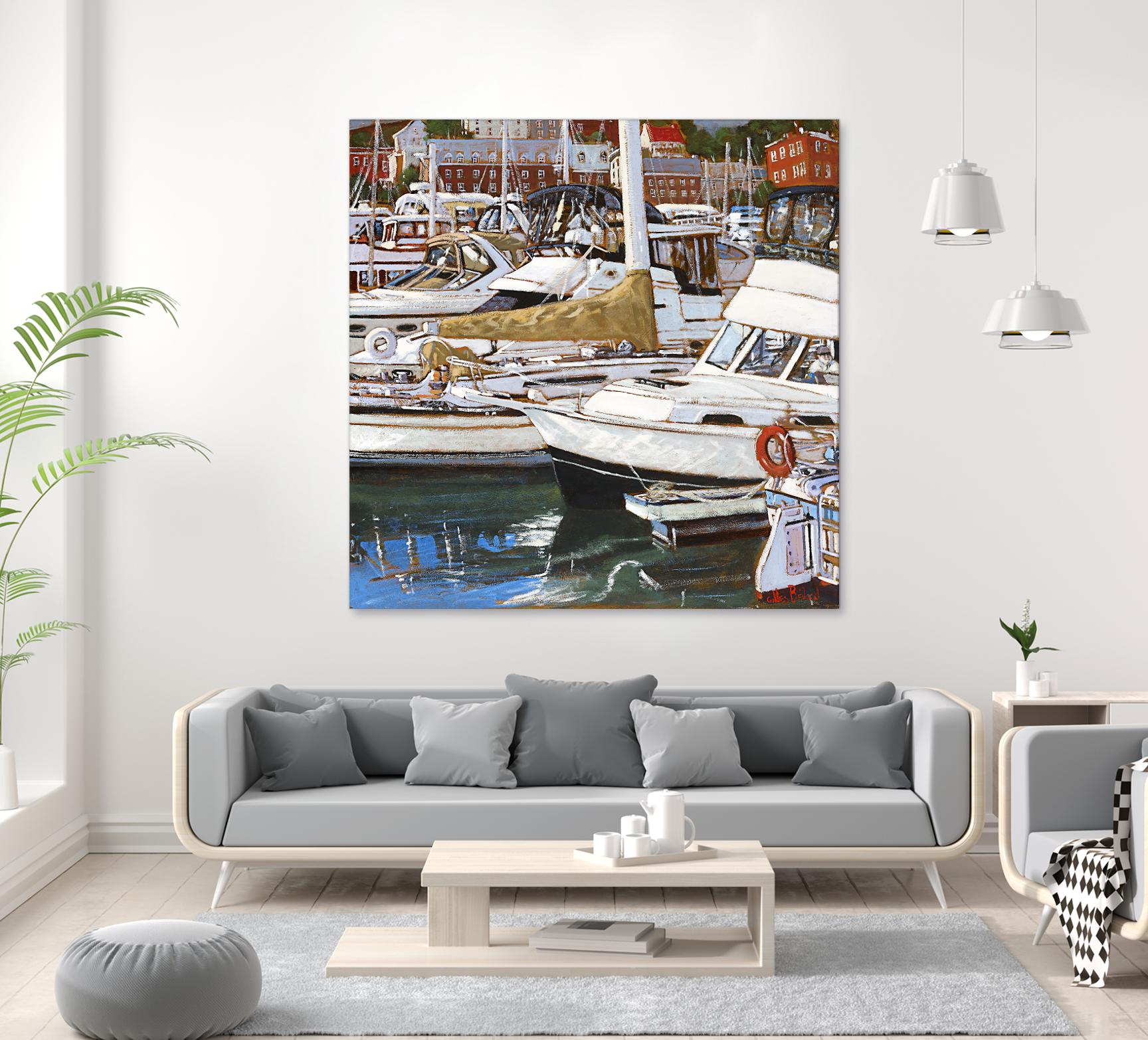 Bassin Louise by Gilles Bédard on GIANT ART - white winter scenes