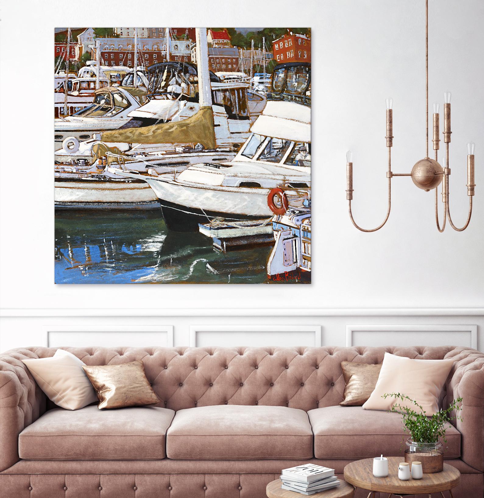 Bassin Louise by Gilles Bédard on GIANT ART - white winter scenes