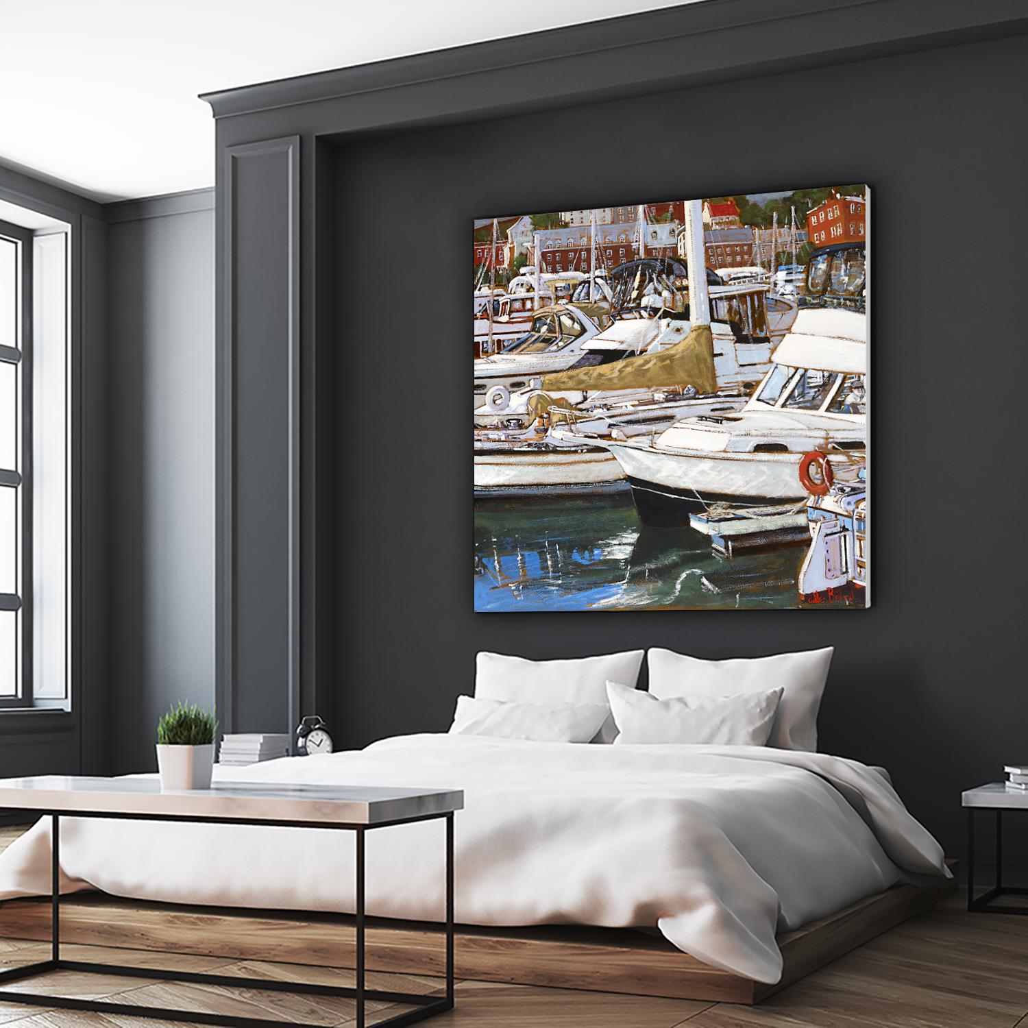 Bassin Louise by Gilles Bédard on GIANT ART - white winter scenes