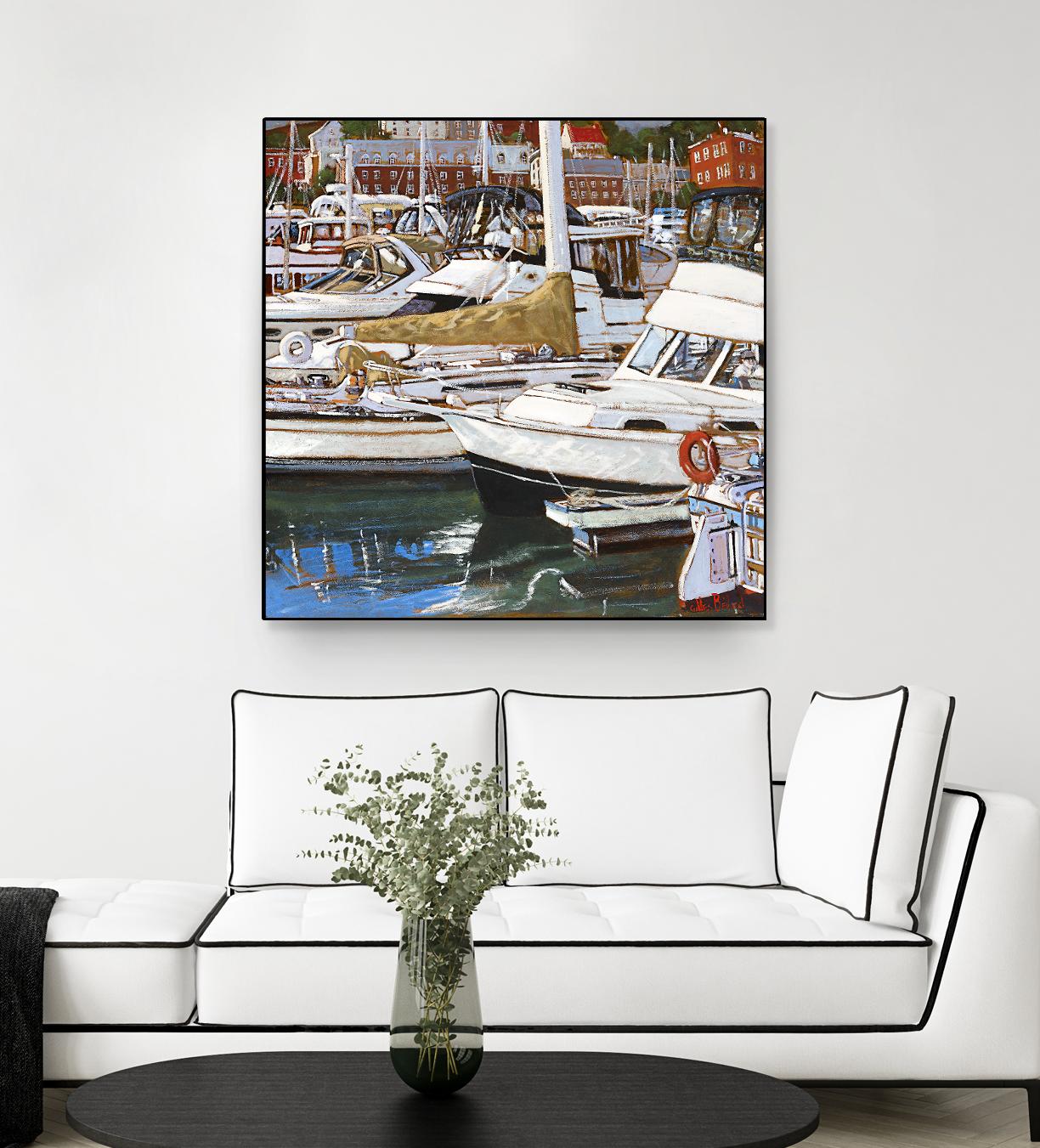 Bassin Louise by Gilles Bédard on GIANT ART - white winter scenes
