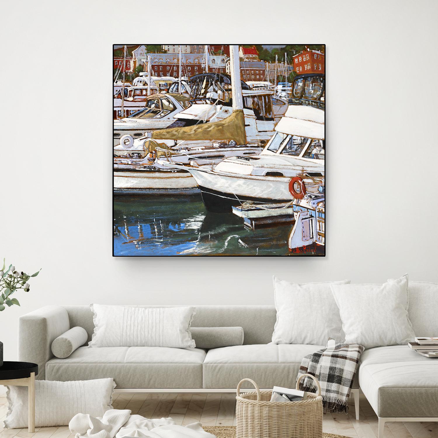 Bassin Louise by Gilles Bédard on GIANT ART - white winter scenes