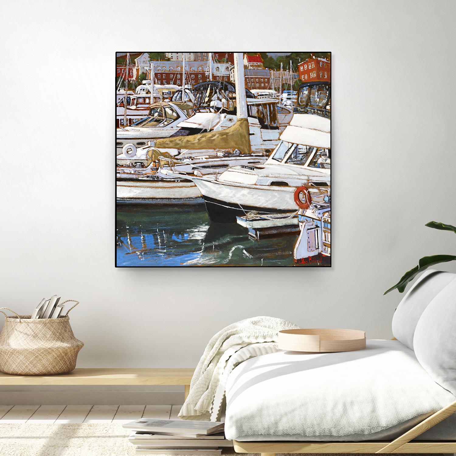 Bassin Louise by Gilles Bédard on GIANT ART - white winter scenes