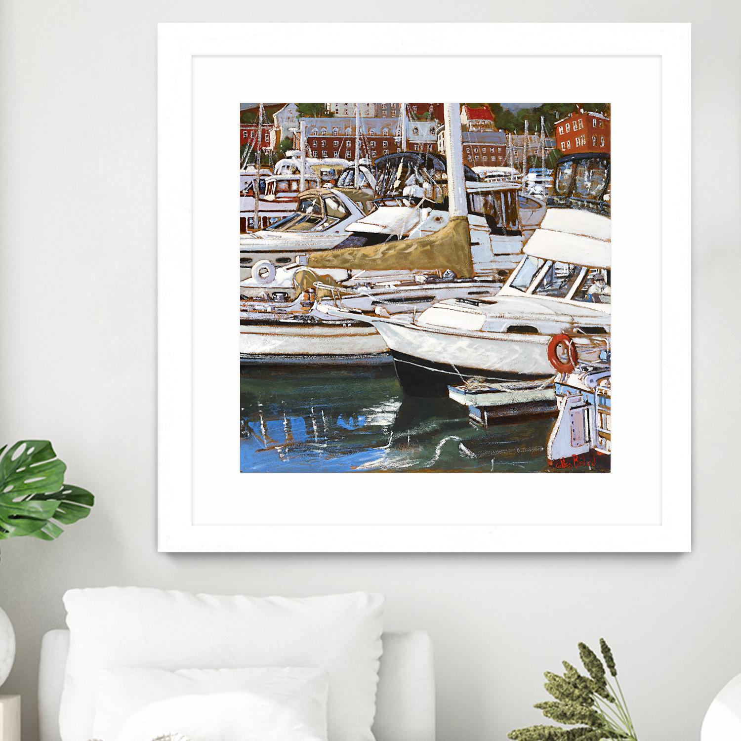 Bassin Louise by Gilles Bédard on GIANT ART - white winter scenes