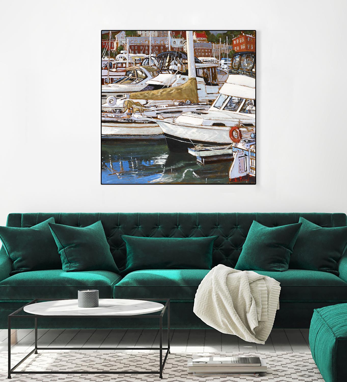 Bassin Louise by Gilles Bédard on GIANT ART - white winter scenes