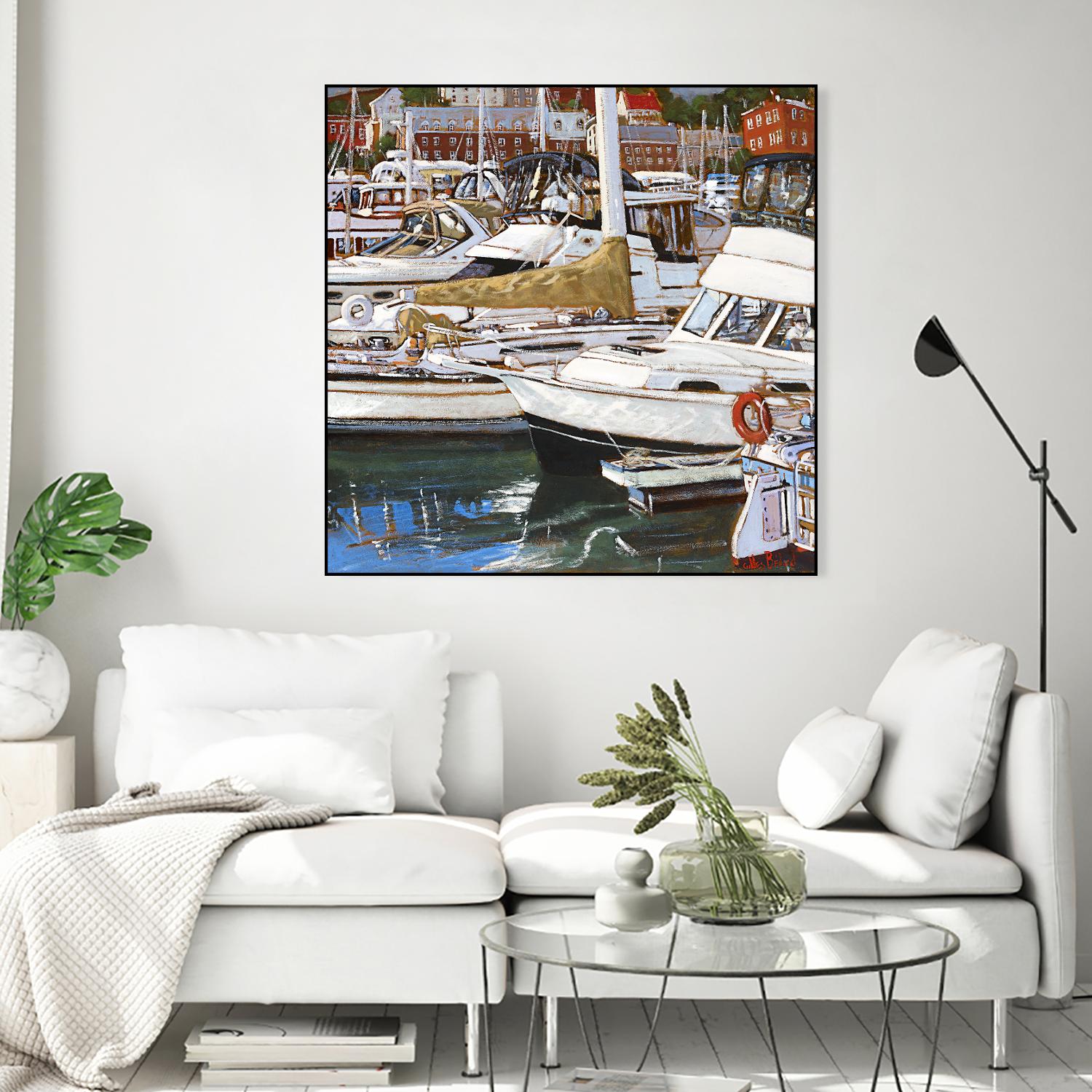 Bassin Louise by Gilles Bédard on GIANT ART - white winter scenes