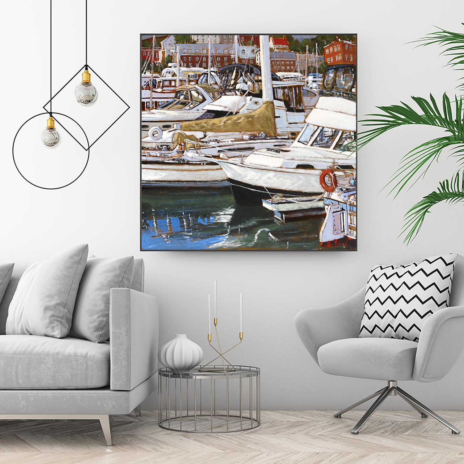 Bassin Louise by Gilles Bédard on GIANT ART - white winter scenes