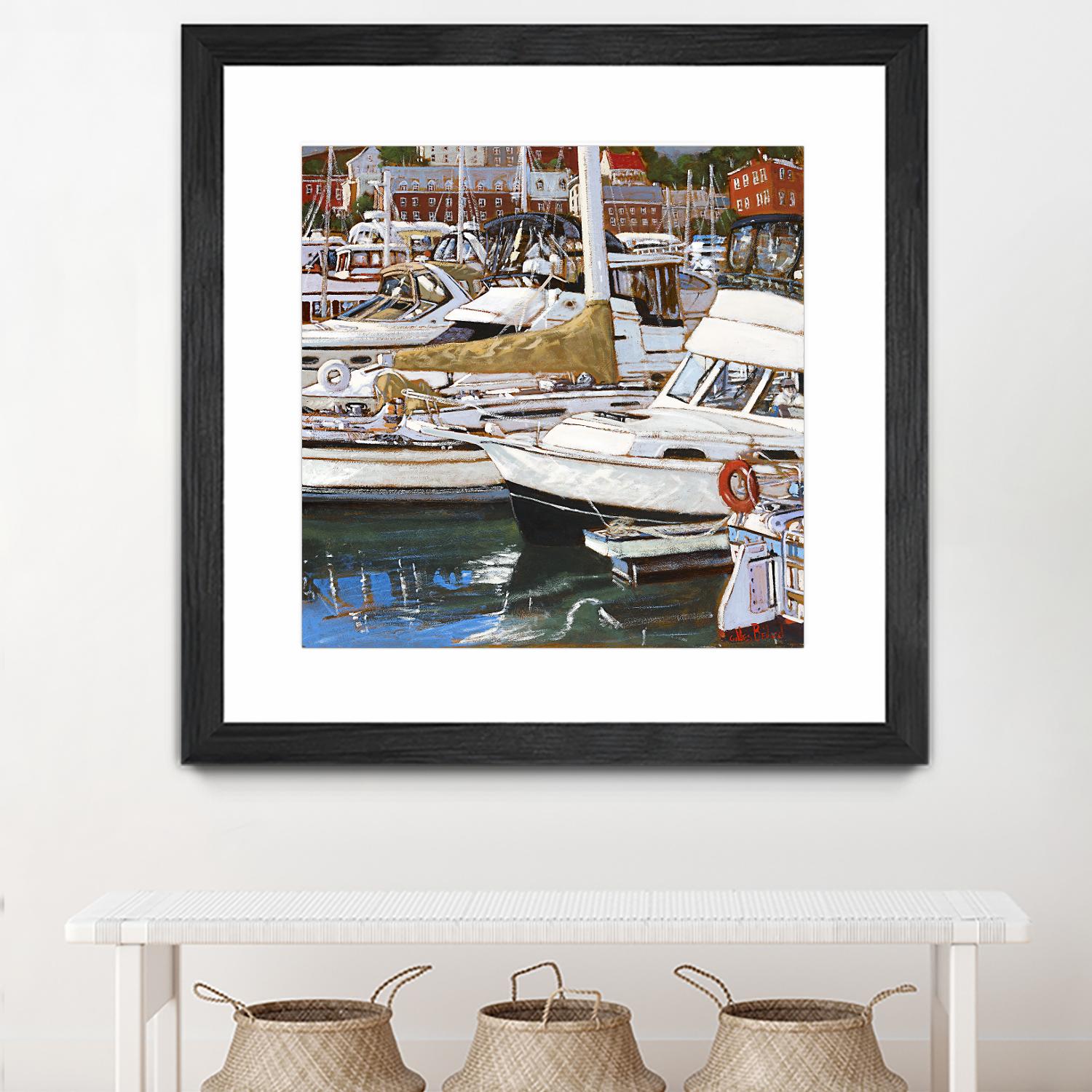 Bassin Louise by Gilles Bédard on GIANT ART - white winter scenes