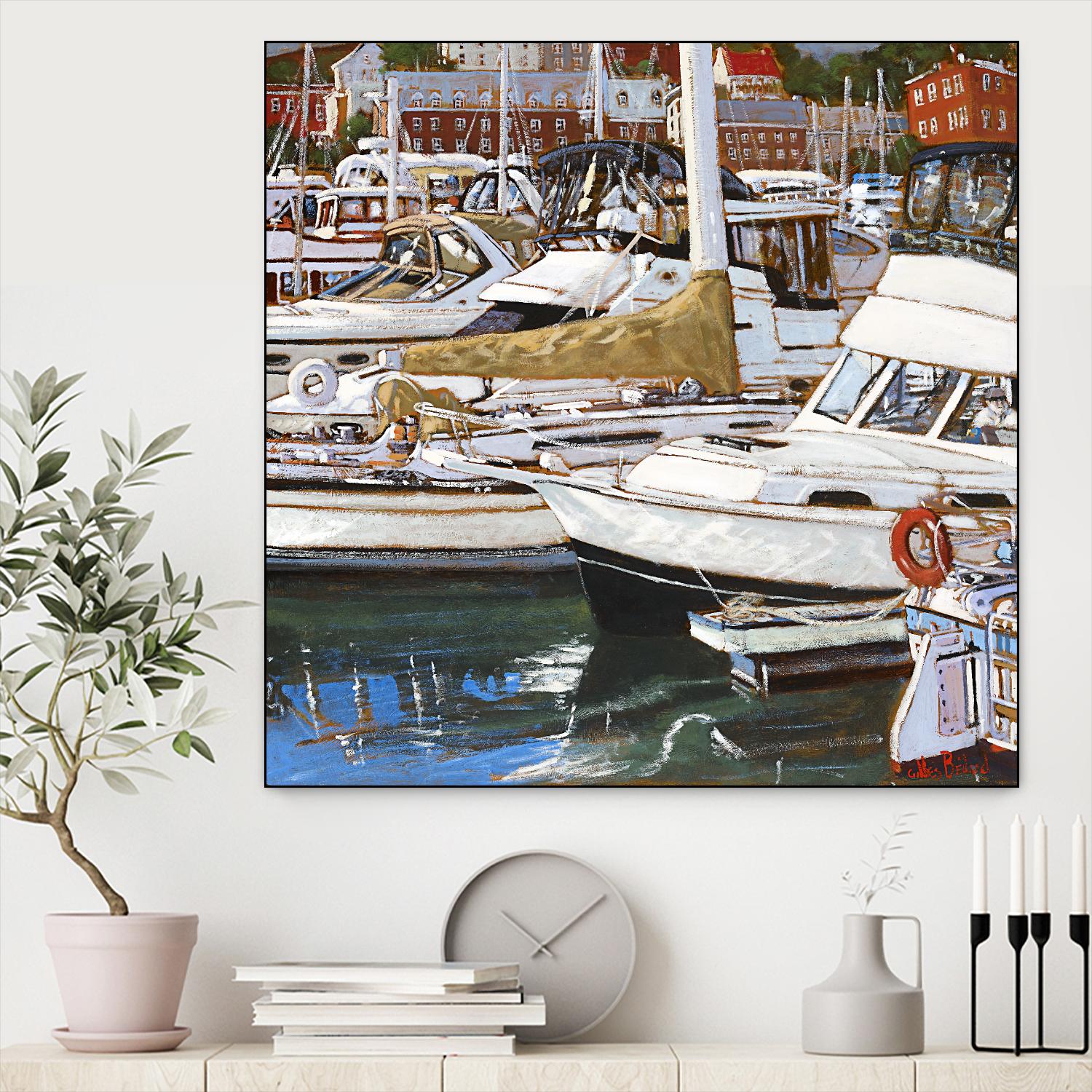 Bassin Louise by Gilles Bédard on GIANT ART - white winter scenes