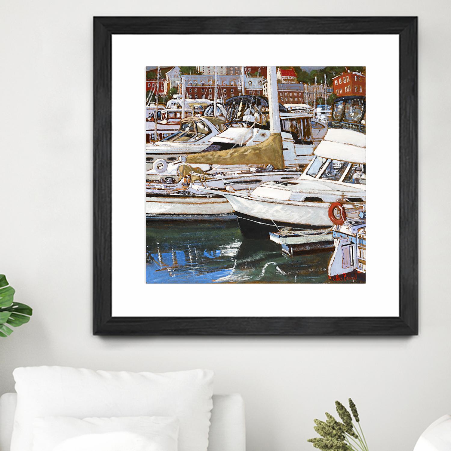 Bassin Louise by Gilles Bédard on GIANT ART - white winter scenes