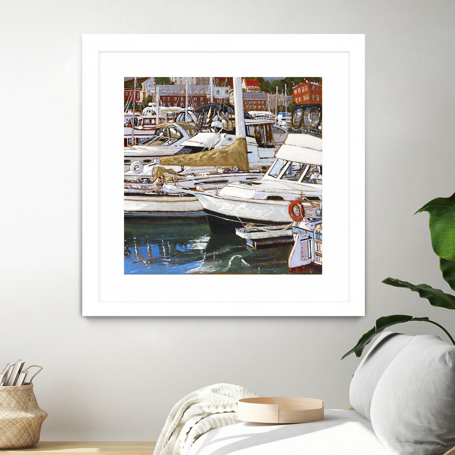 Bassin Louise by Gilles Bédard on GIANT ART - white winter scenes