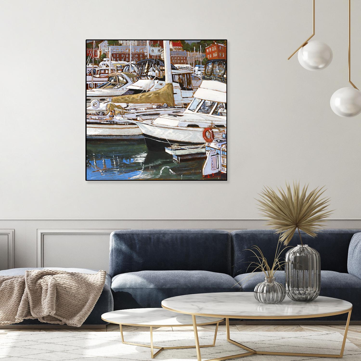 Bassin Louise by Gilles Bédard on GIANT ART - white winter scenes