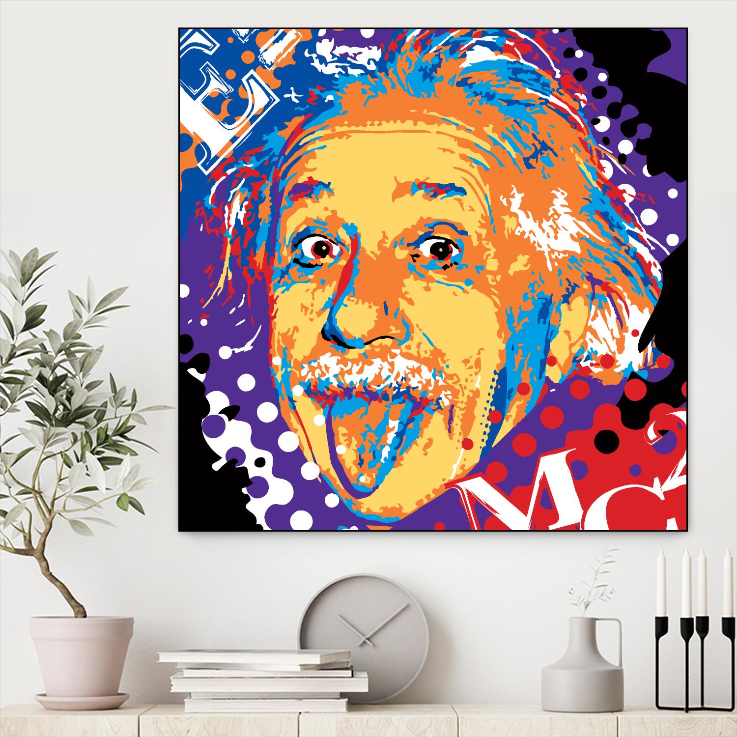 Albert by Ray Lengelé on GIANT ART - purple celebrities