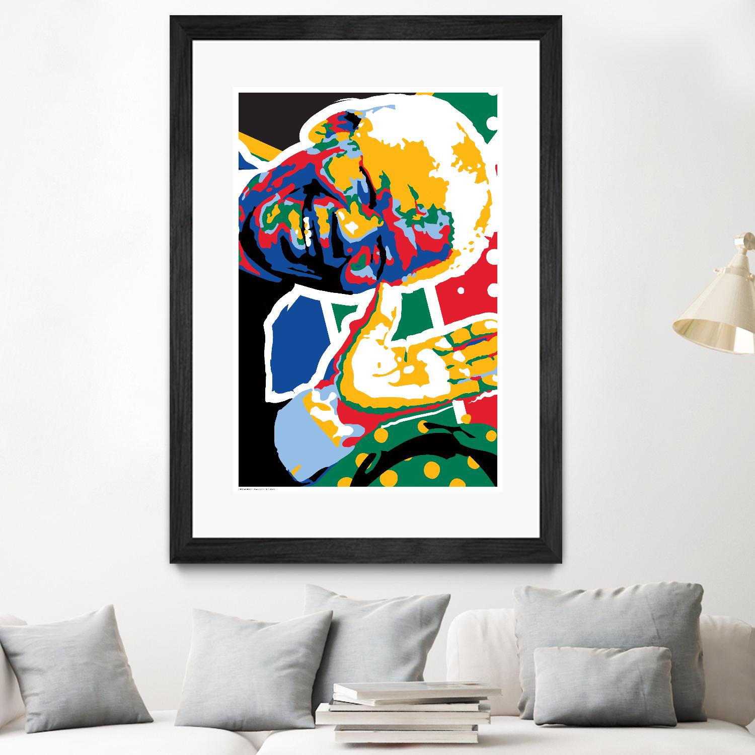 Madiba by Ray Lengelé on GIANT ART - green street art nelson mandela