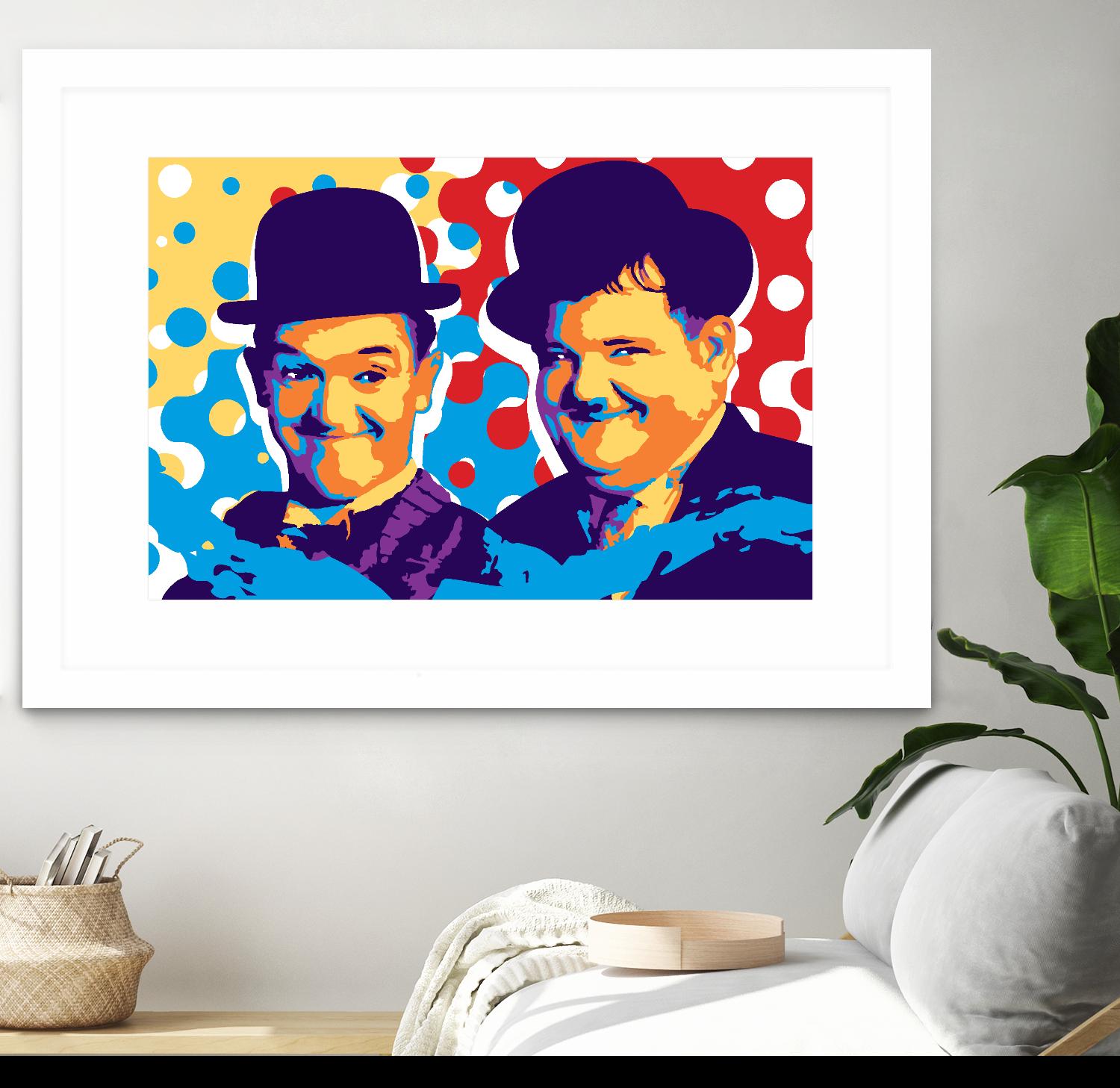 L&H by Ray Lengelé on GIANT ART - blue street art movies