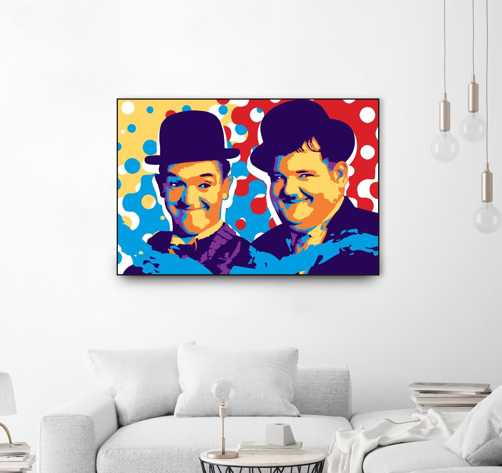 L&H by Ray Lengelé on GIANT ART - blue street art movies