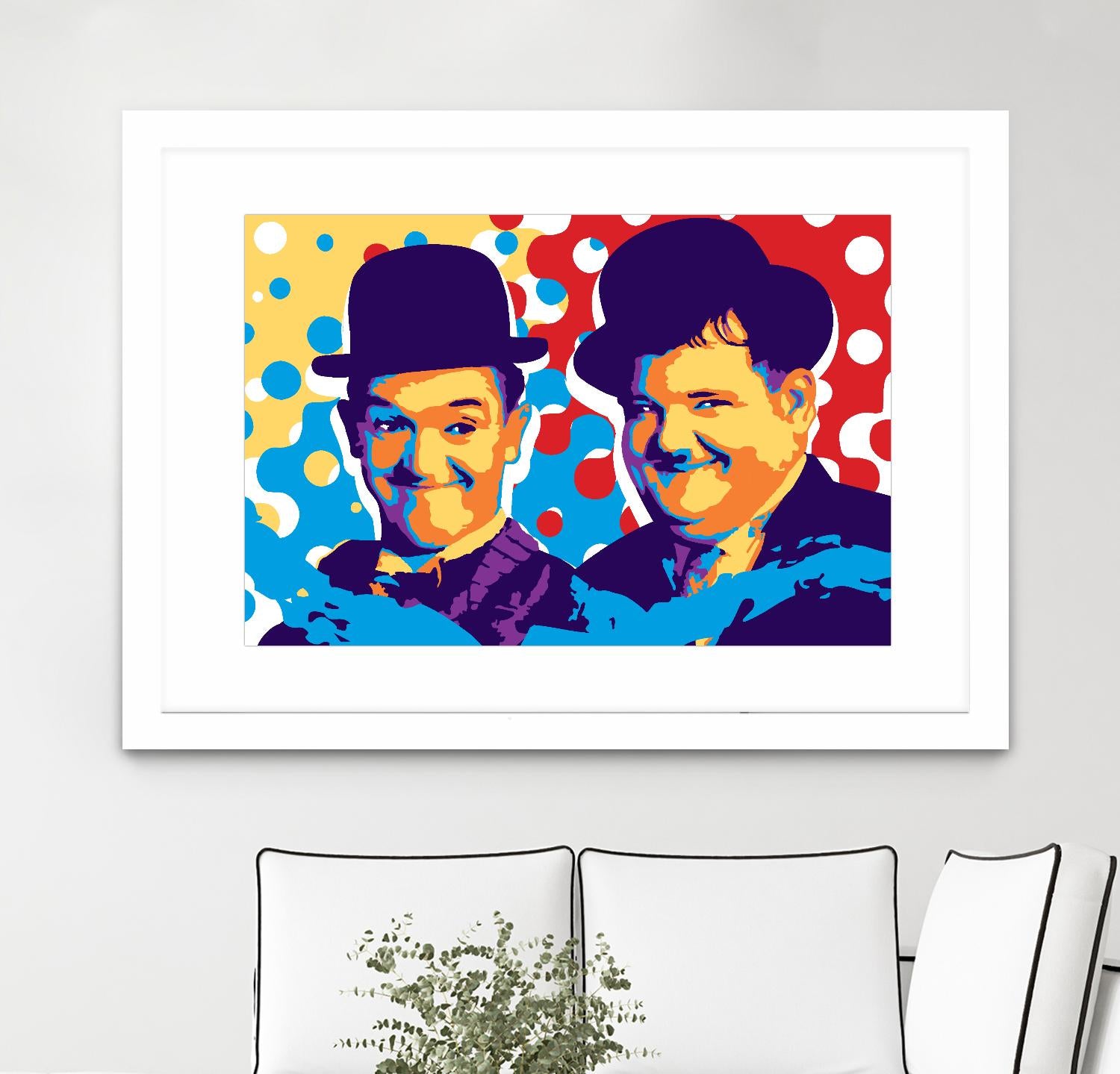 L&H by Ray Lengelé on GIANT ART - blue street art movies