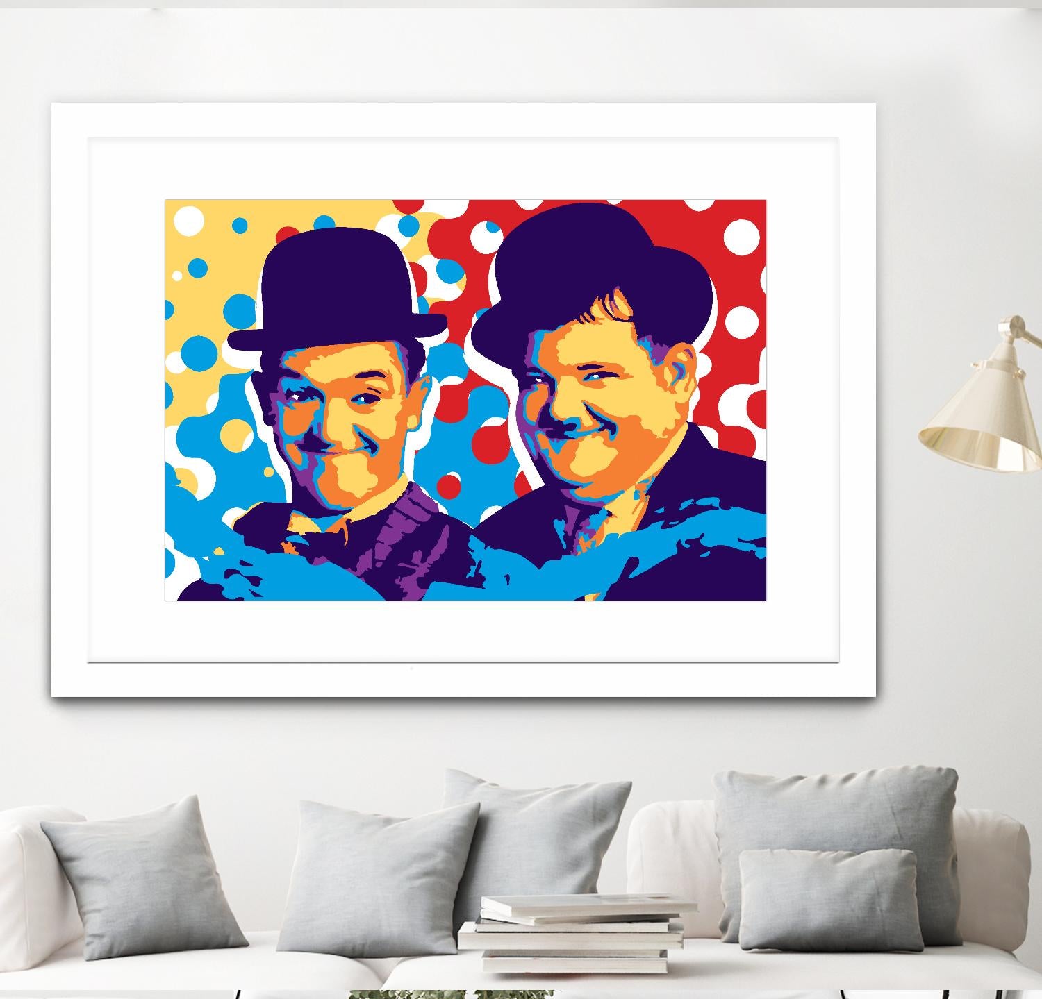 L&H by Ray Lengelé on GIANT ART - blue street art movies