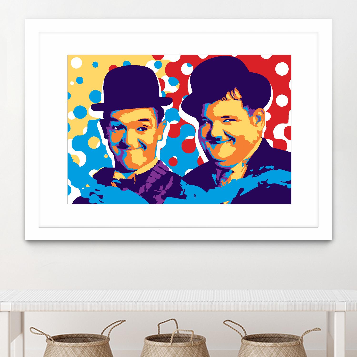 L&H by Ray Lengelé on GIANT ART - blue street art movies