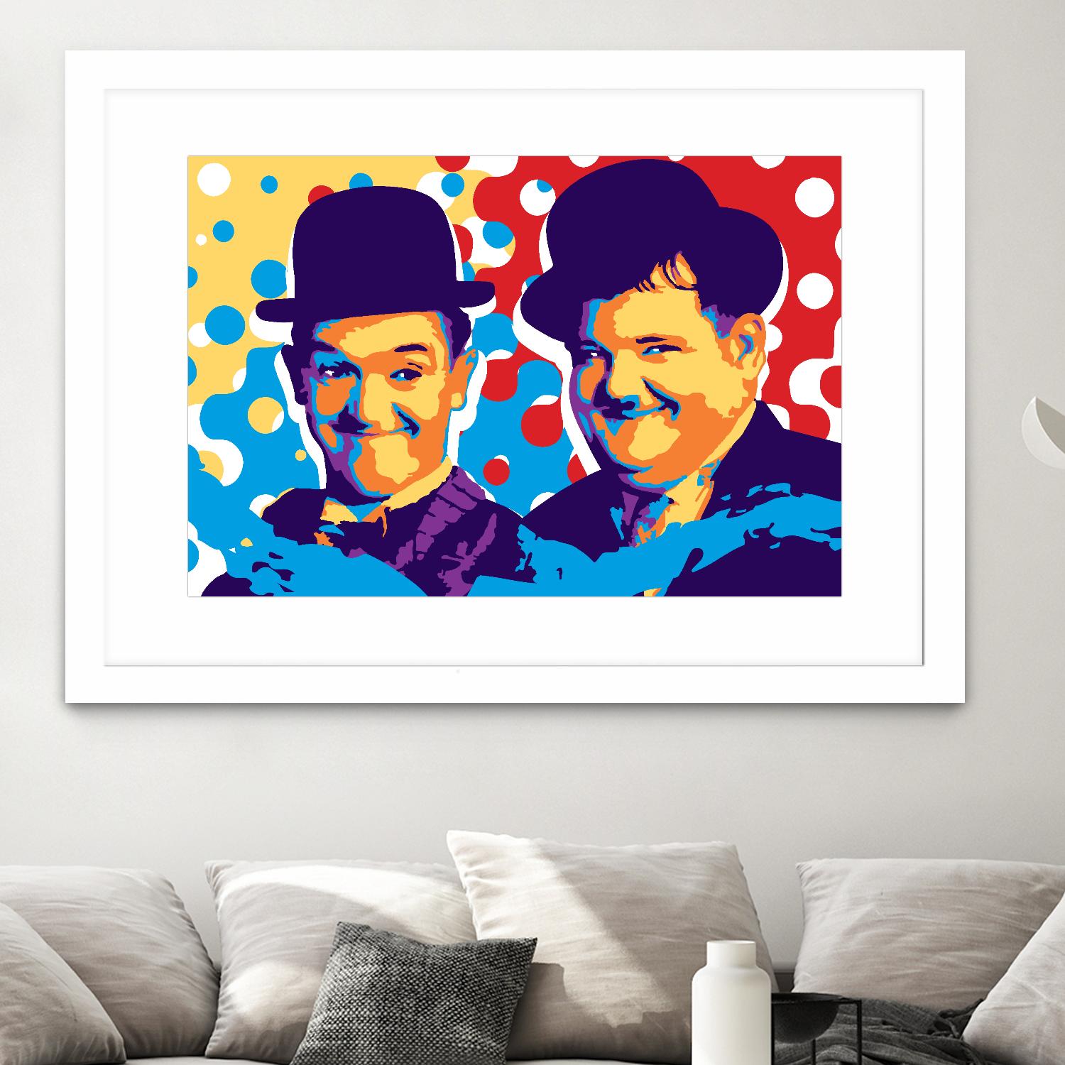 L&H by Ray Lengelé on GIANT ART - blue street art movies