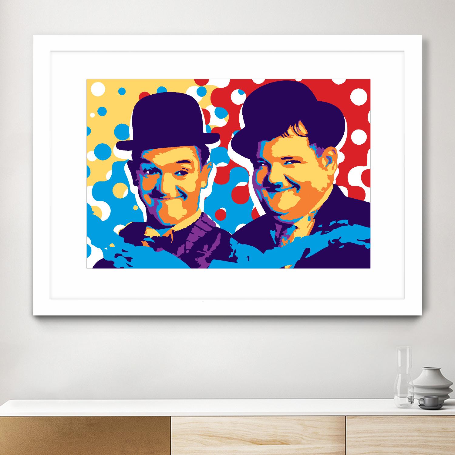 L&H by Ray Lengelé on GIANT ART - blue street art movies