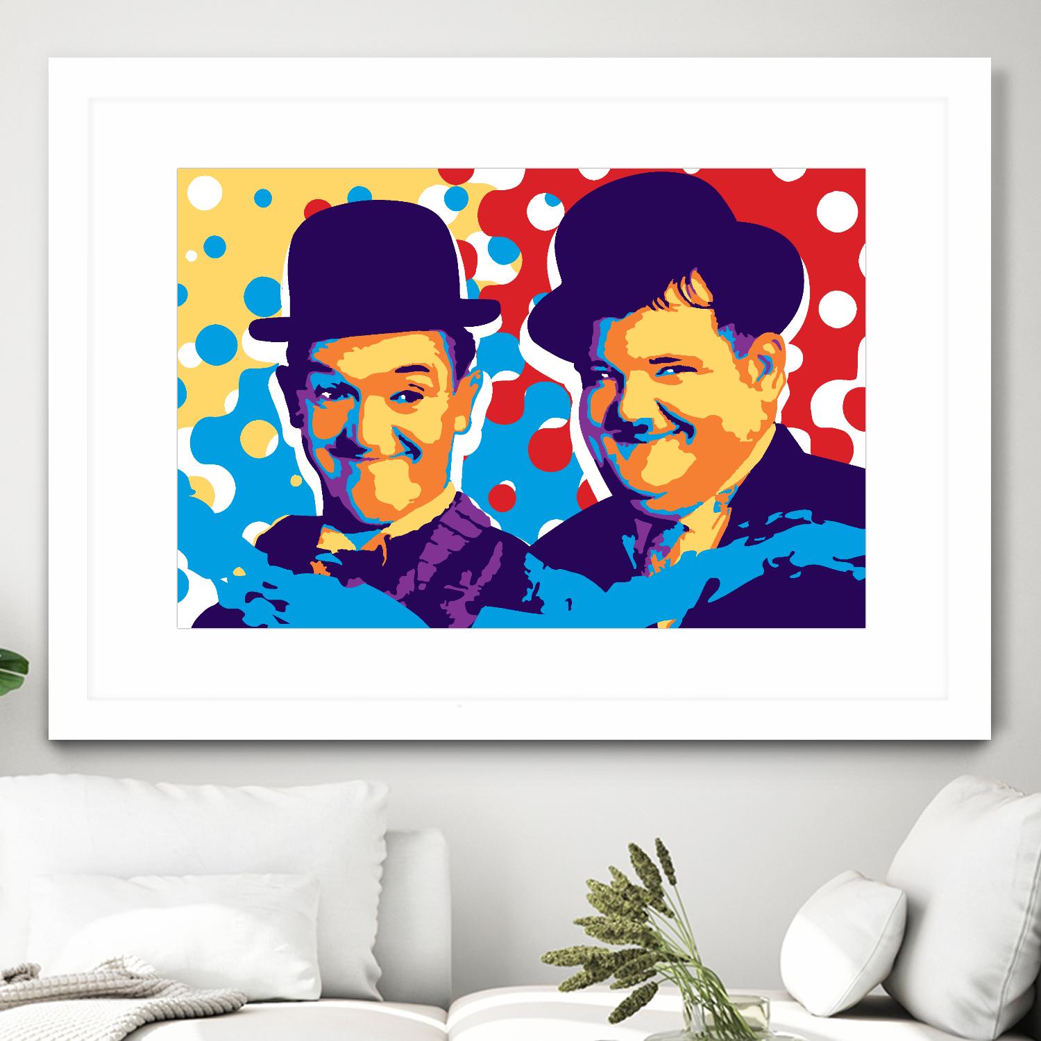 L&H by Ray Lengelé on GIANT ART - blue street art movies