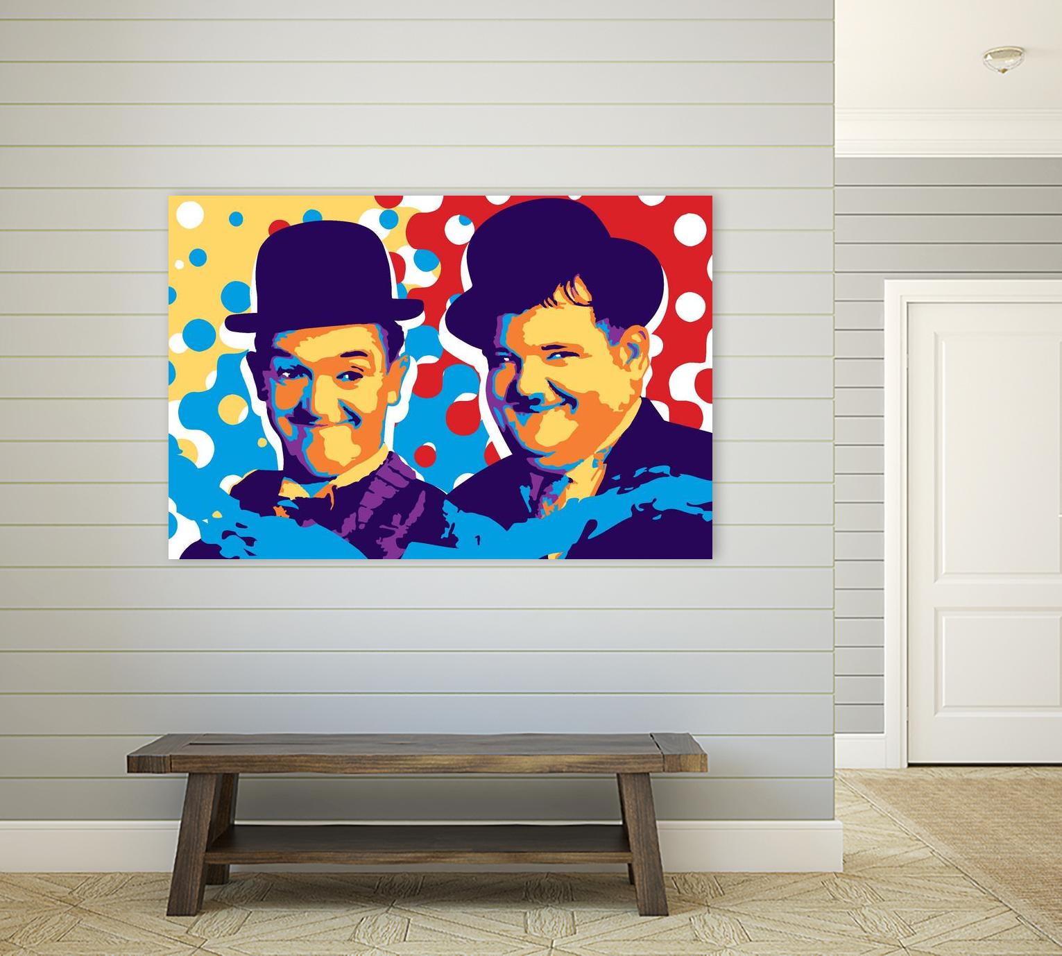 L&H by Ray Lengelé on GIANT ART - blue street art movies