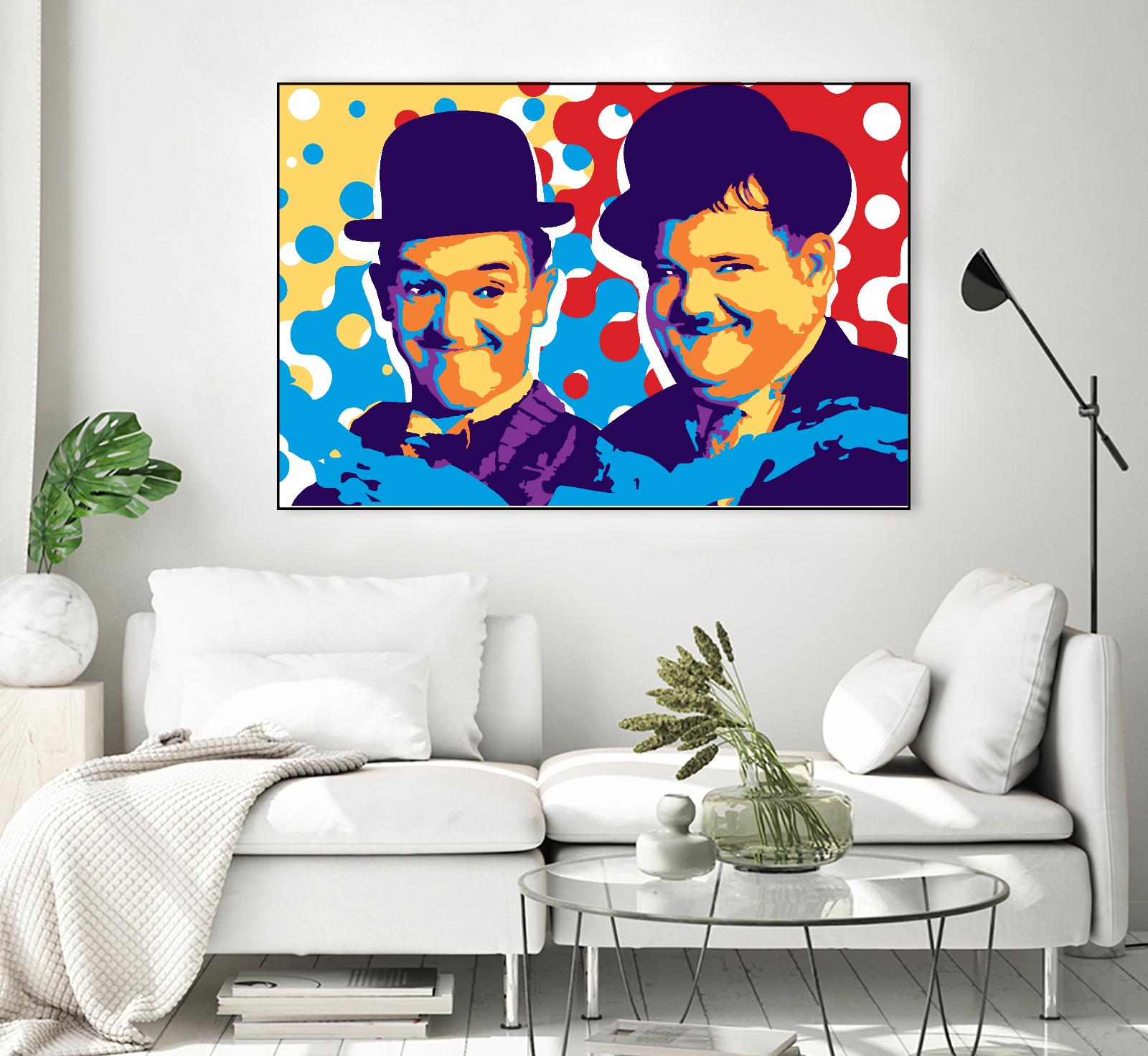 L&H by Ray Lengelé on GIANT ART - blue street art movies