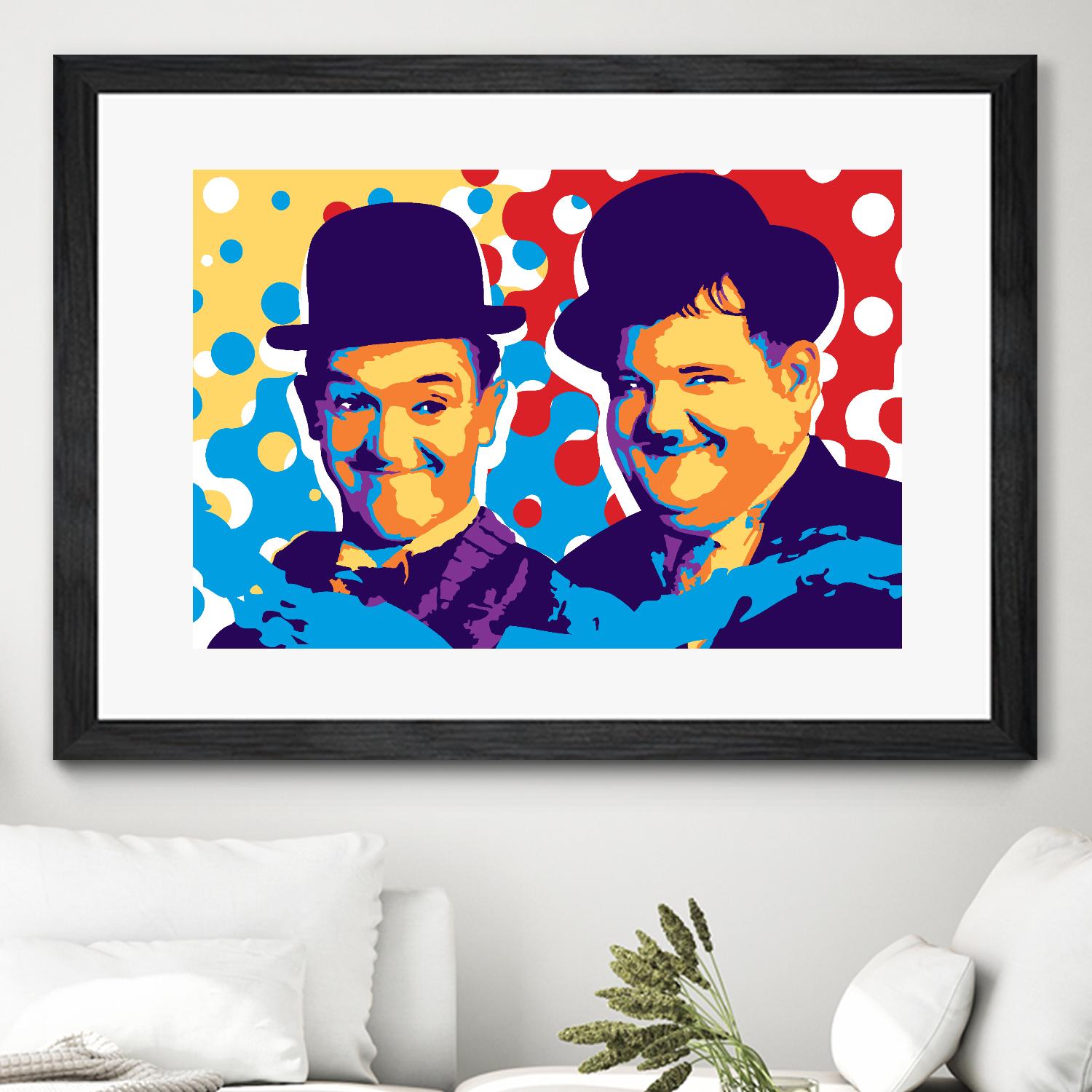 L&H by Ray Lengelé on GIANT ART - blue street art movies