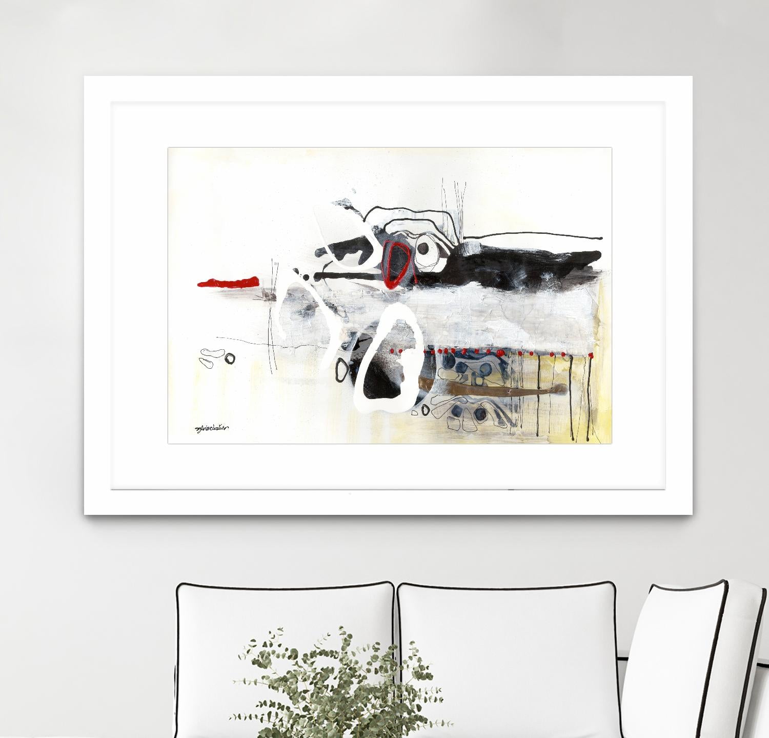 Çapeut nous échapper by Sylvie Cloutier on GIANT ART - black men and women