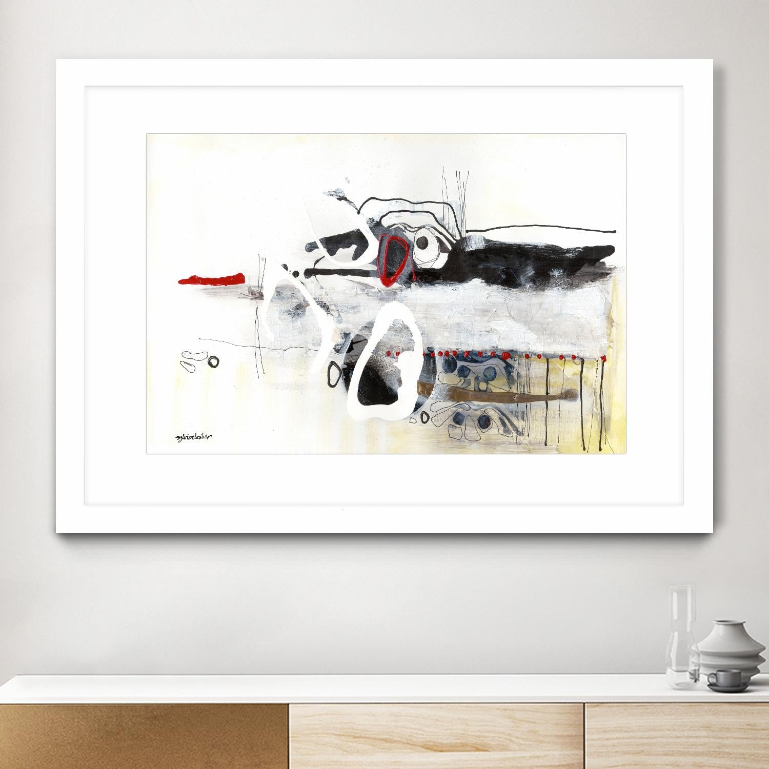 Çapeut nous échapper by Sylvie Cloutier on GIANT ART - black men and women