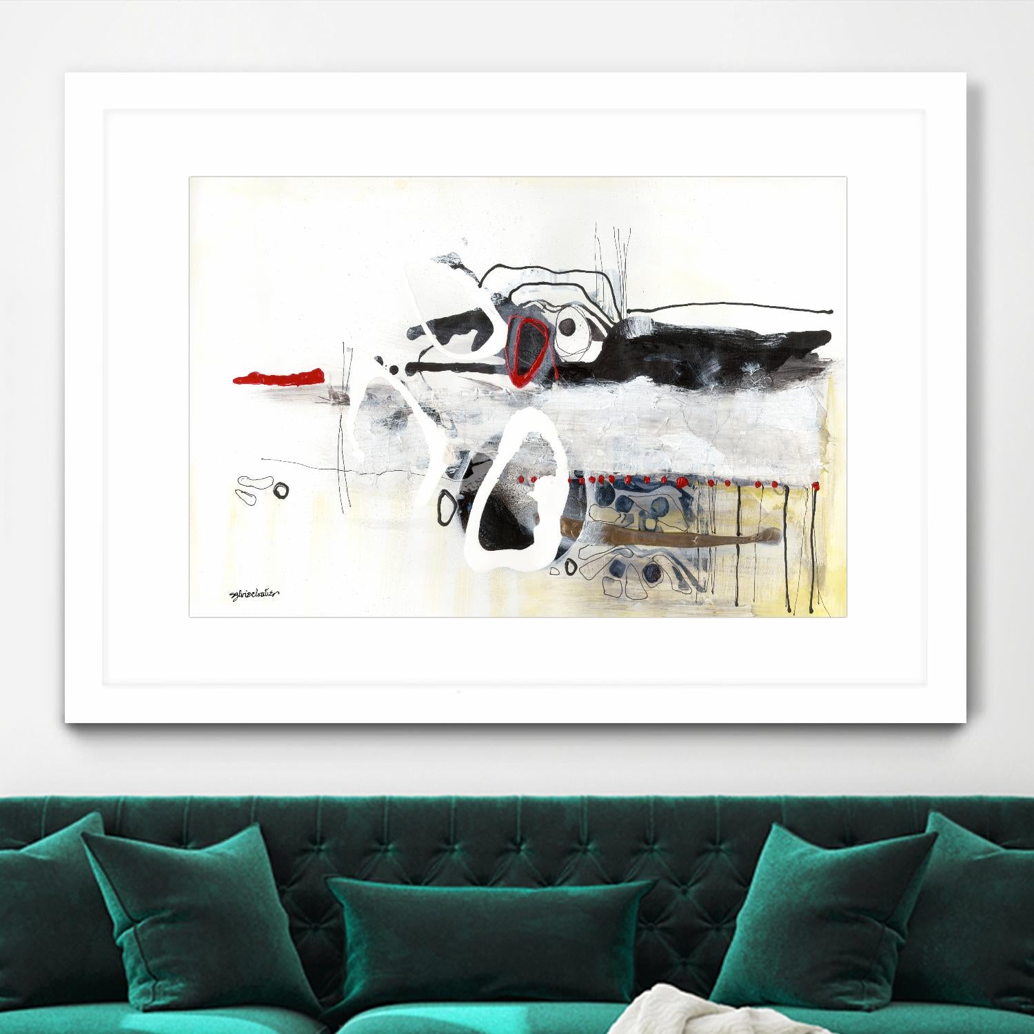 Çapeut nous échapper by Sylvie Cloutier on GIANT ART - black men and women