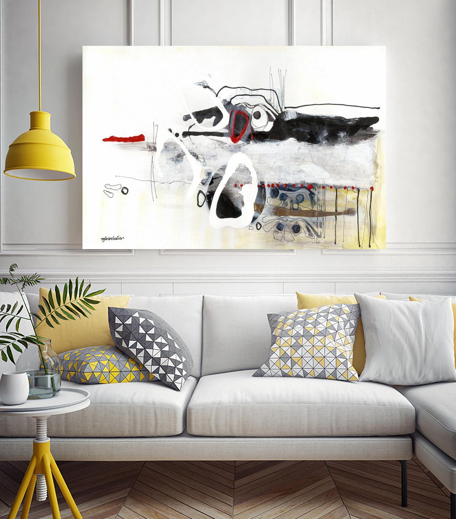 Çapeut nous échapper by Sylvie Cloutier on GIANT ART - black men and women