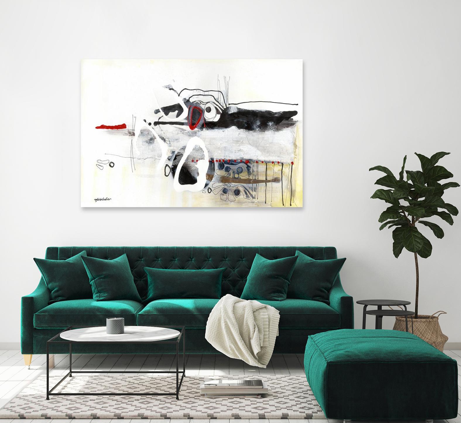 Çapeut nous échapper by Sylvie Cloutier on GIANT ART - black men and women