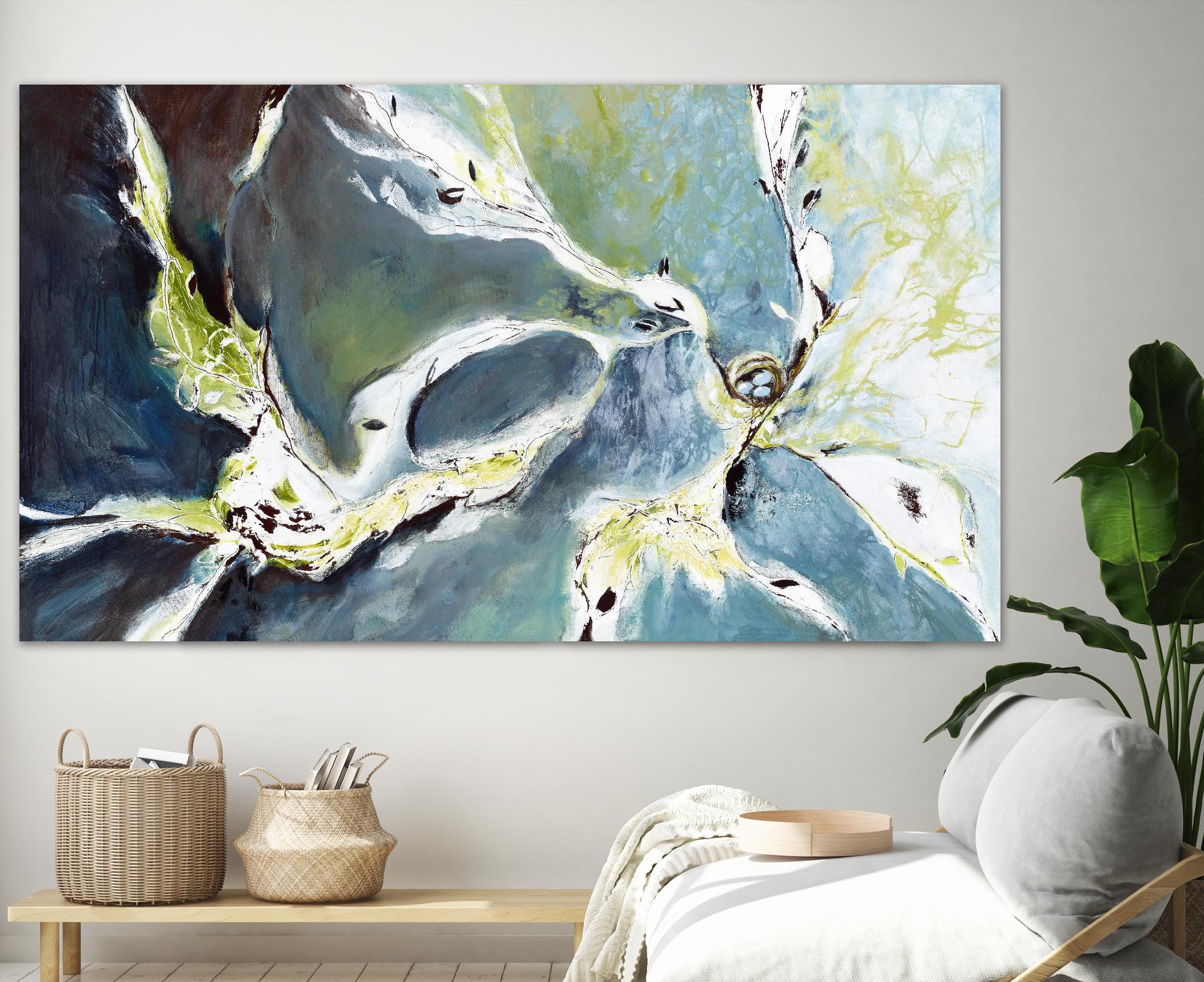 Envolée by Kathleen Cloutier on GIANT ART - grey abstract