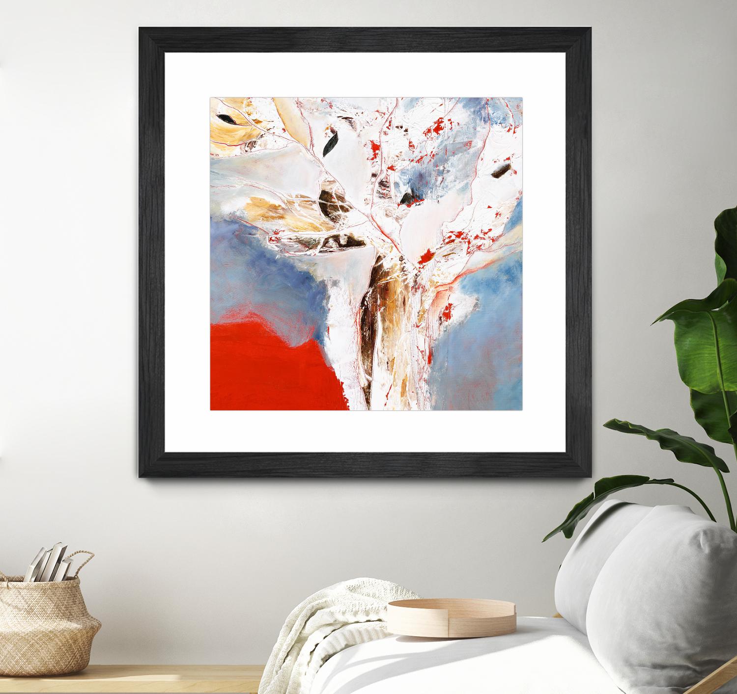 Salsa by Kathleen Cloutier on GIANT ART - red abstract