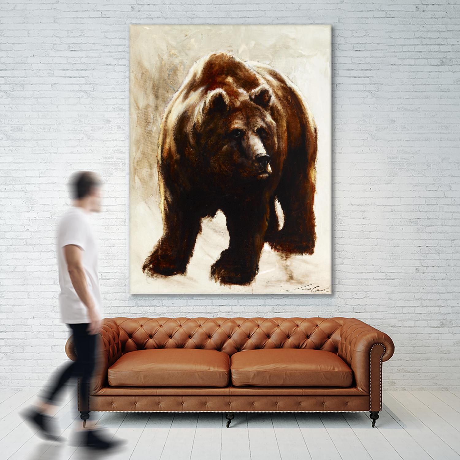 Après un long sommeil by Marie Andrée Leblond on GIANT ART - white animals