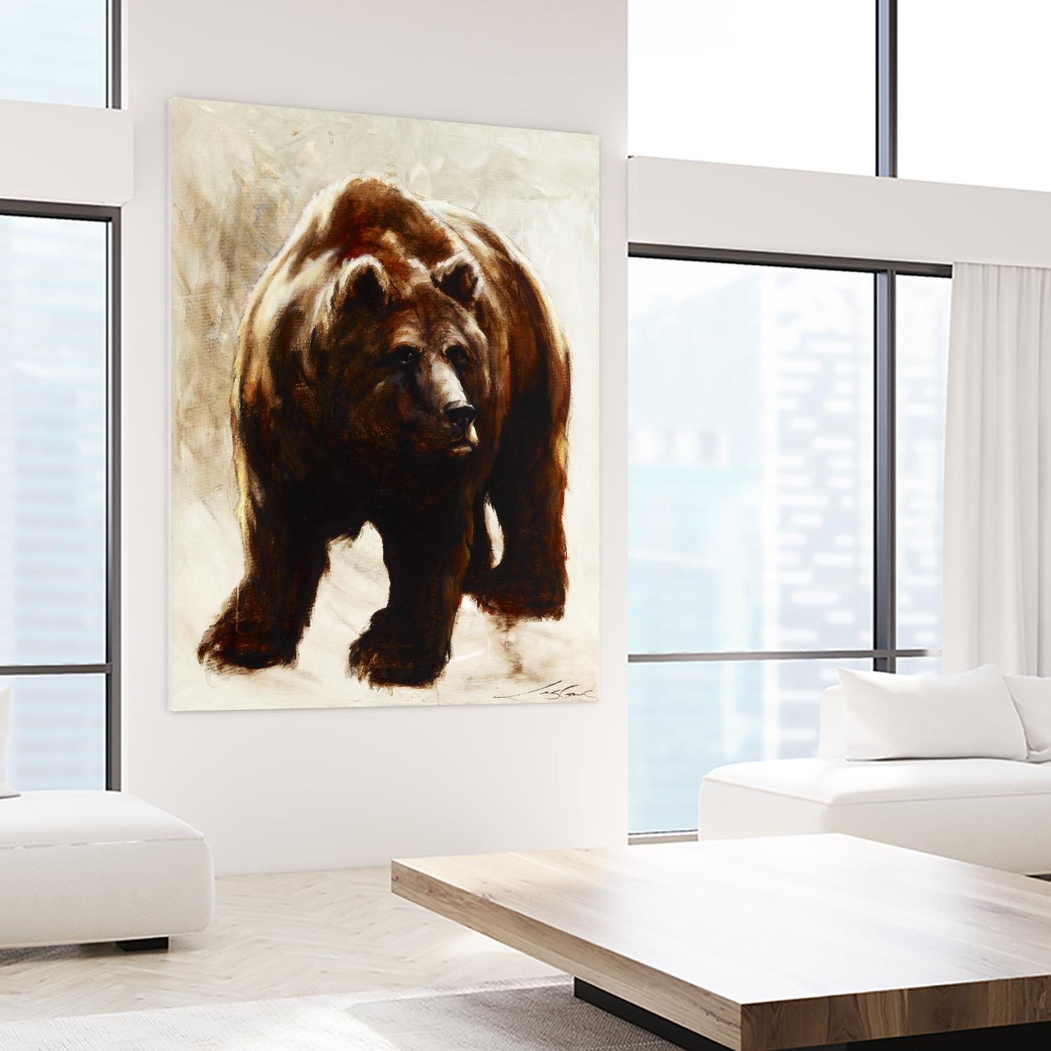 Après un long sommeil by Marie Andrée Leblond on GIANT ART - white animals