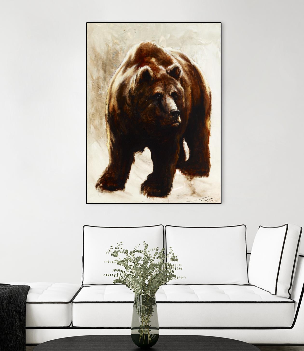 Après un long sommeil by Marie Andrée Leblond on GIANT ART - white animals