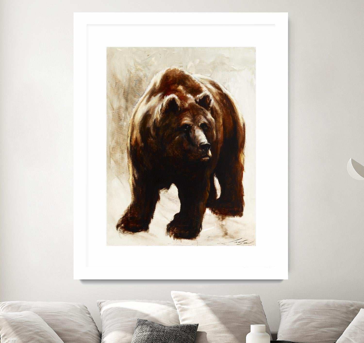 Après un long sommeil by Marie Andrée Leblond on GIANT ART - beige animals grizzly