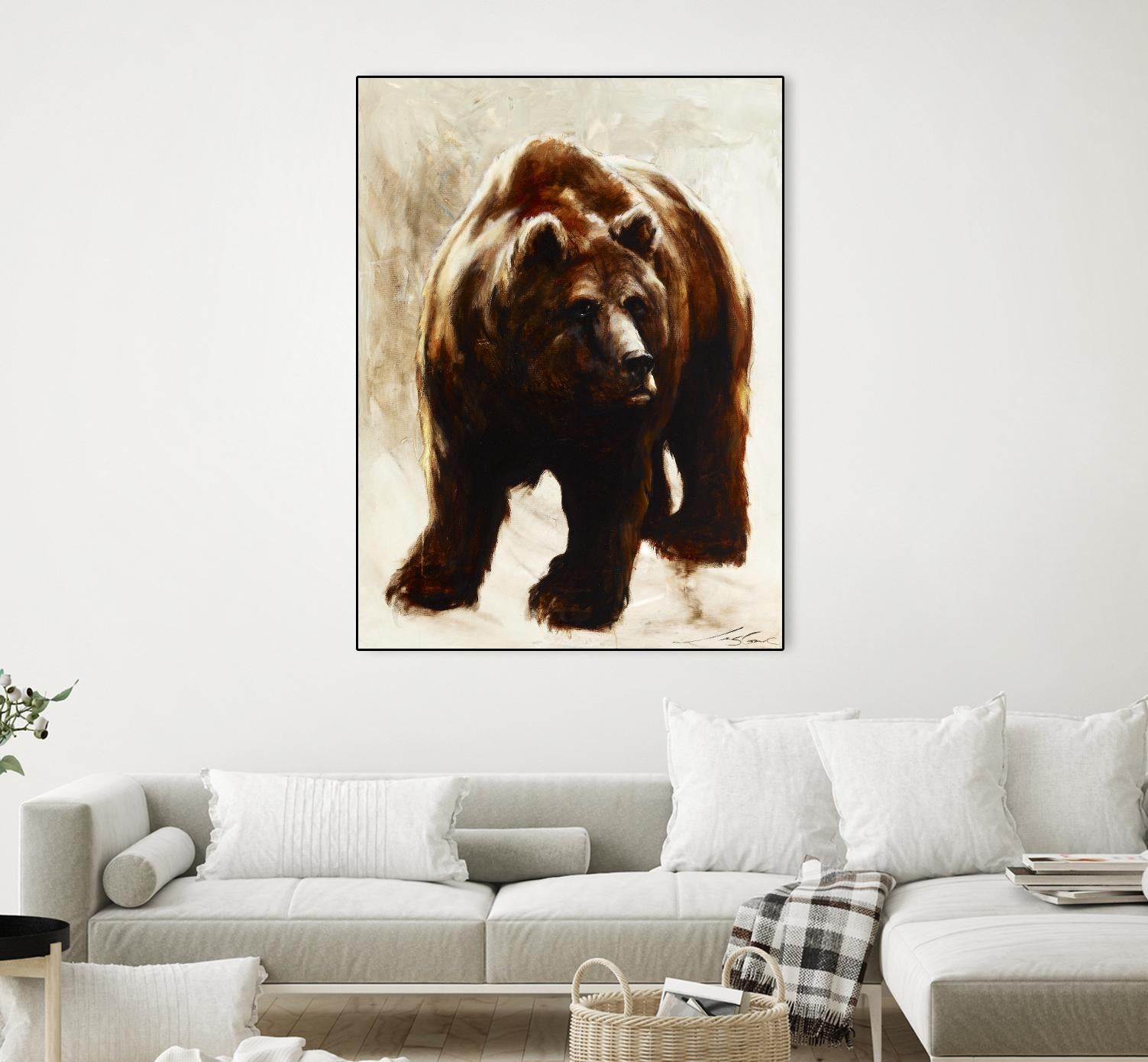 Après un long sommeil by Marie Andrée Leblond on GIANT ART - white animals