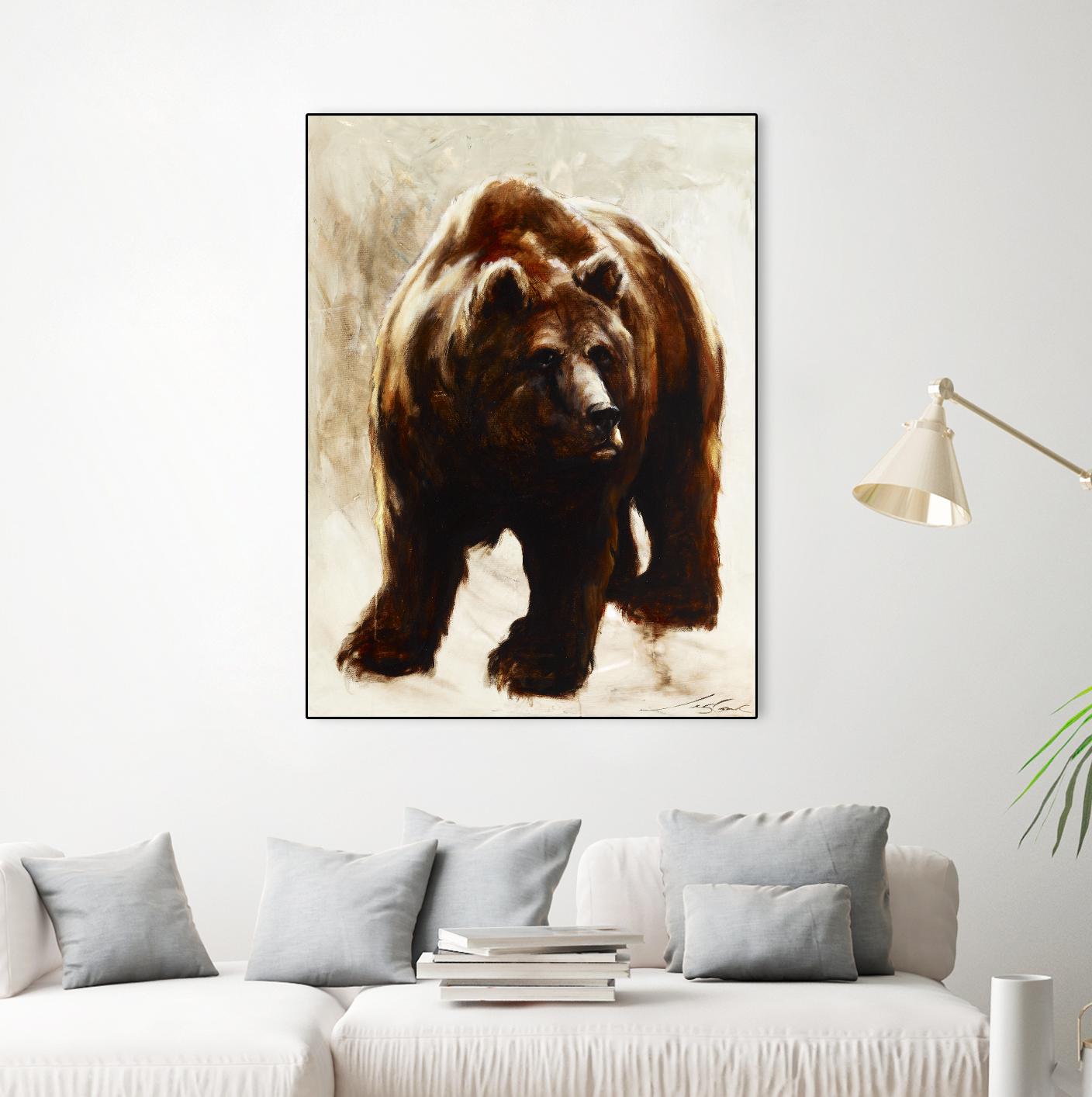 Après un long sommeil by Marie Andrée Leblond on GIANT ART - white animals