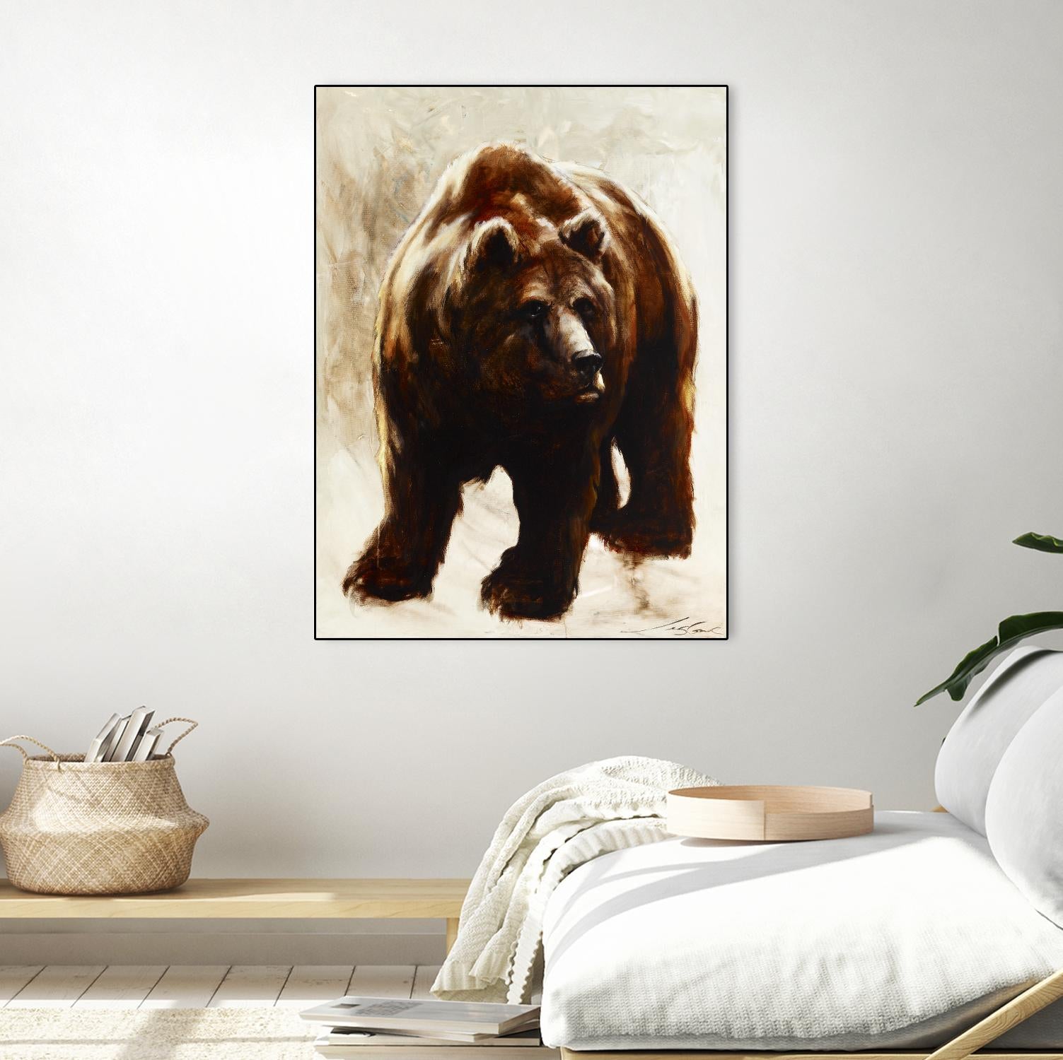 Après un long sommeil by Marie Andrée Leblond on GIANT ART - white animals