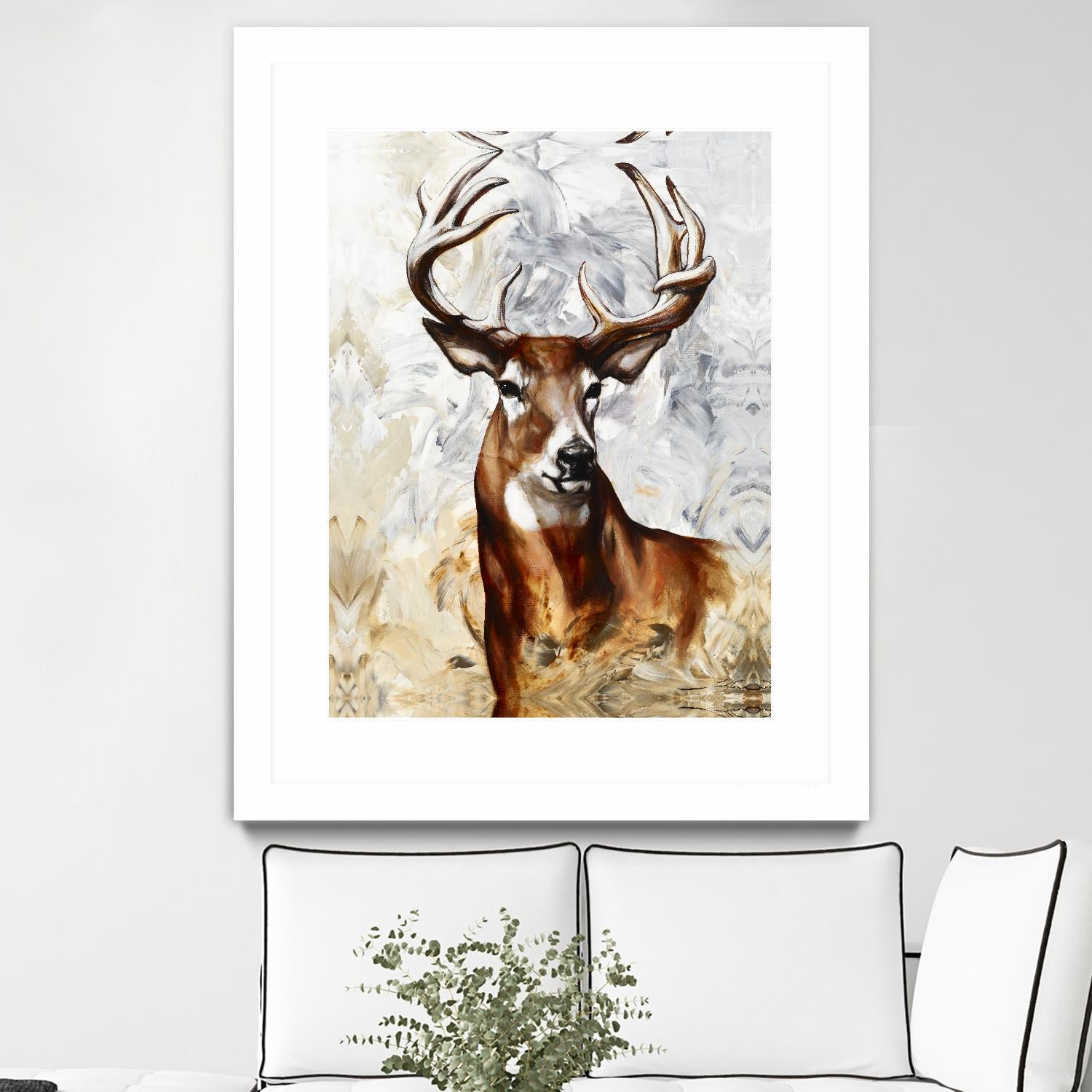 Majesté by Marie Andrée Leblond on GIANT ART - brown animals deer