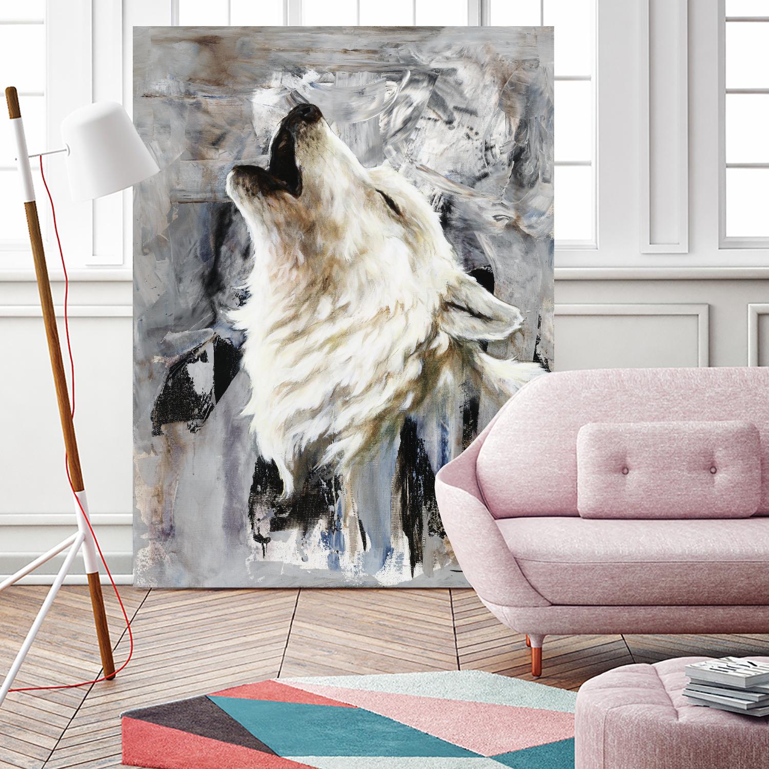 Glacier by Marie Andrée Leblond on GIANT ART - white animals