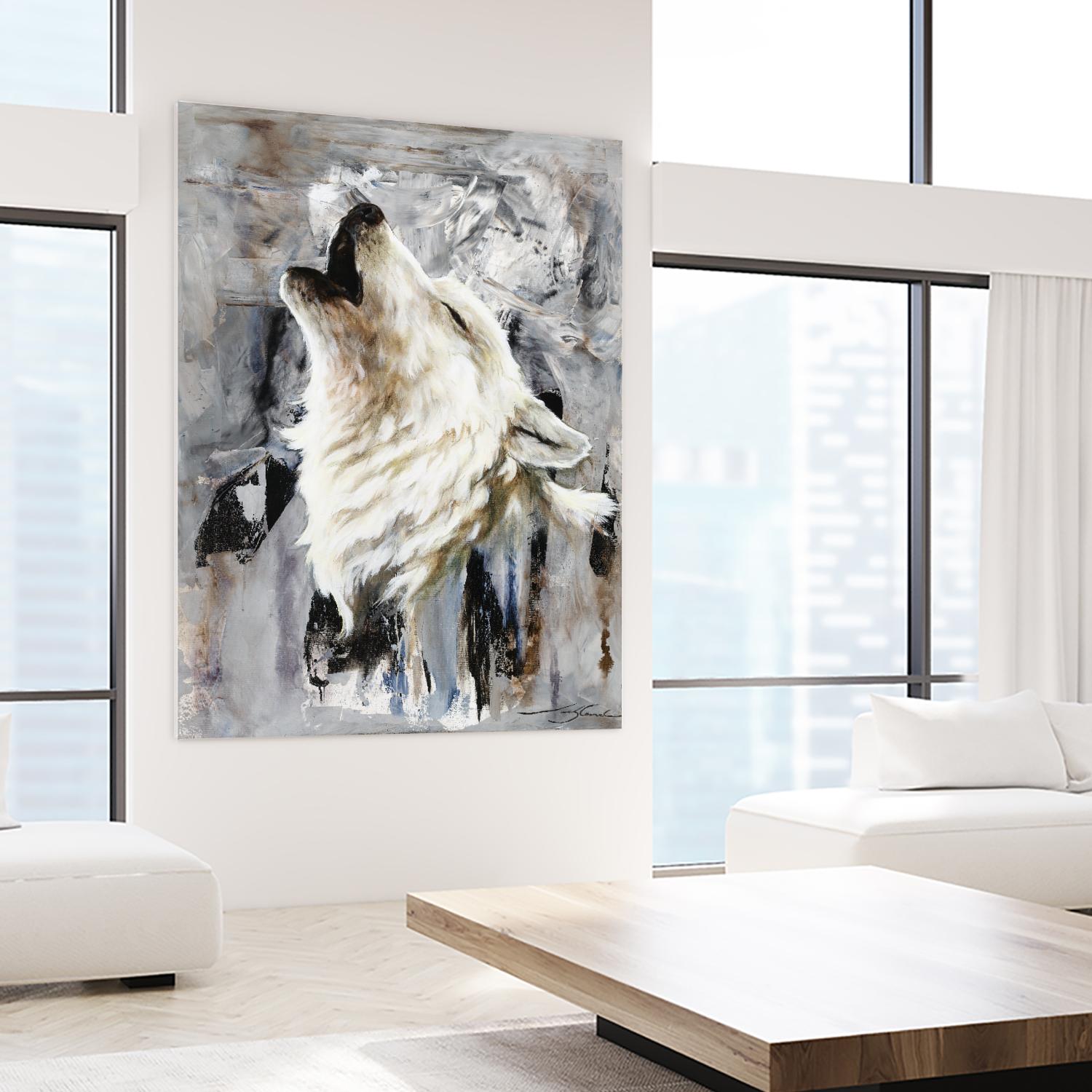 Glacier by Marie Andrée Leblond on GIANT ART - white animals