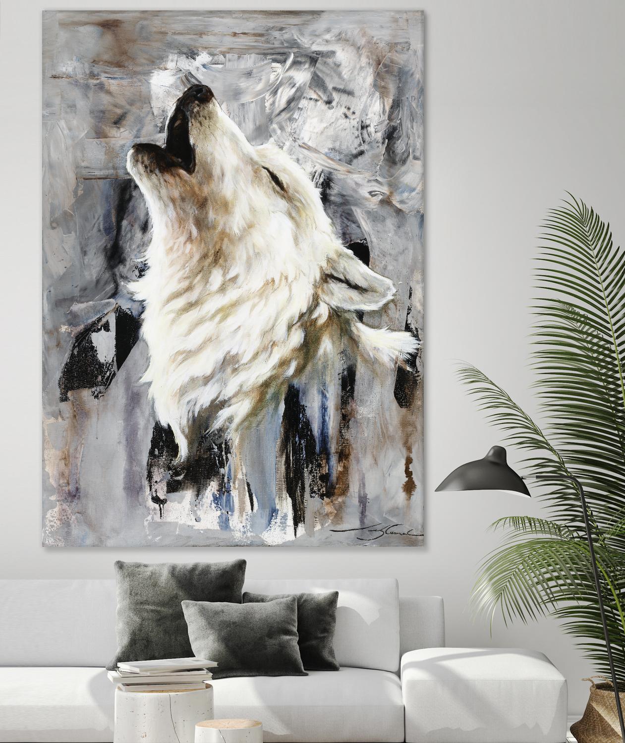 Glacier by Marie Andrée Leblond on GIANT ART - white animals