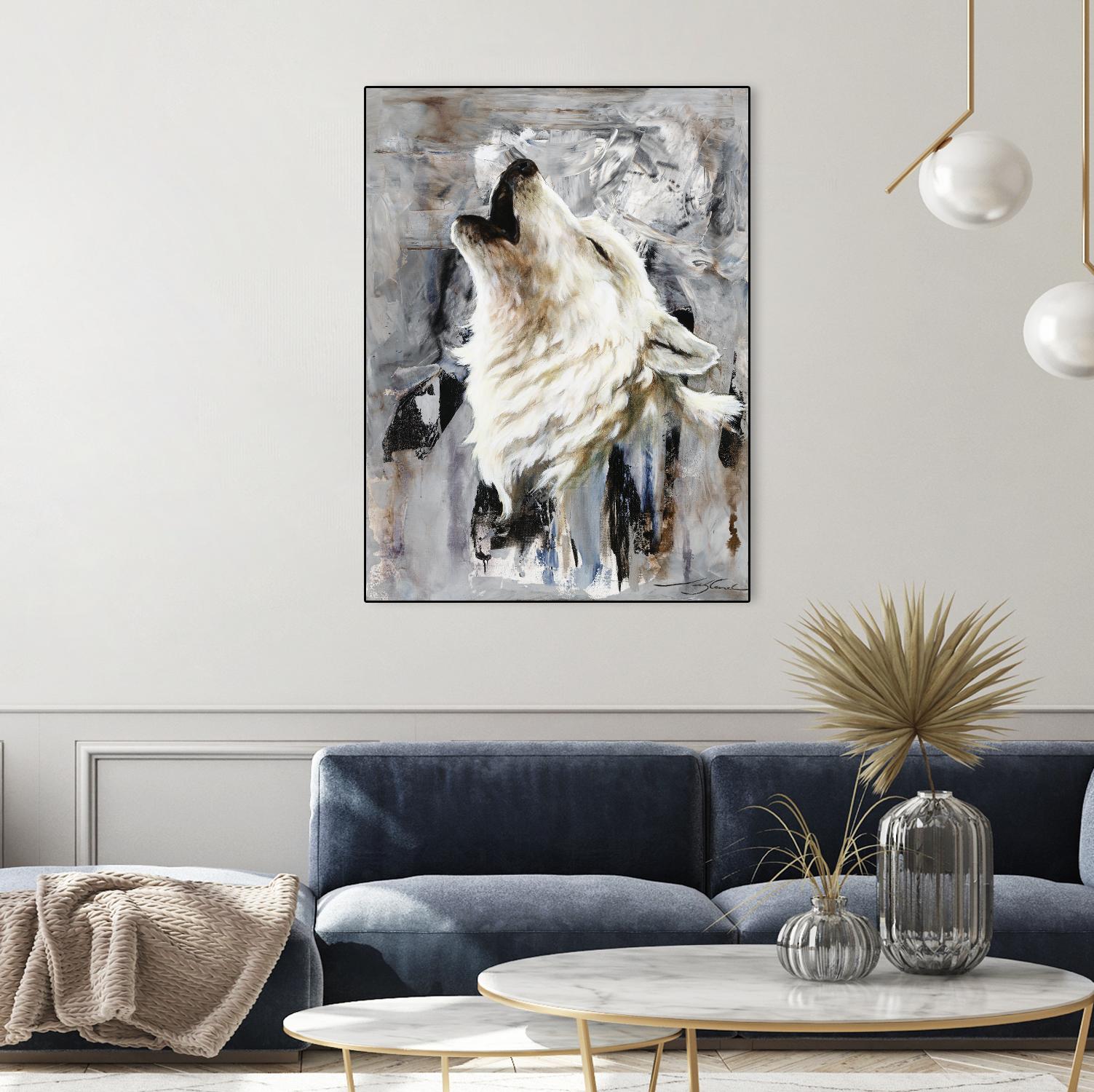 Glacier by Marie Andrée Leblond on GIANT ART - white animals